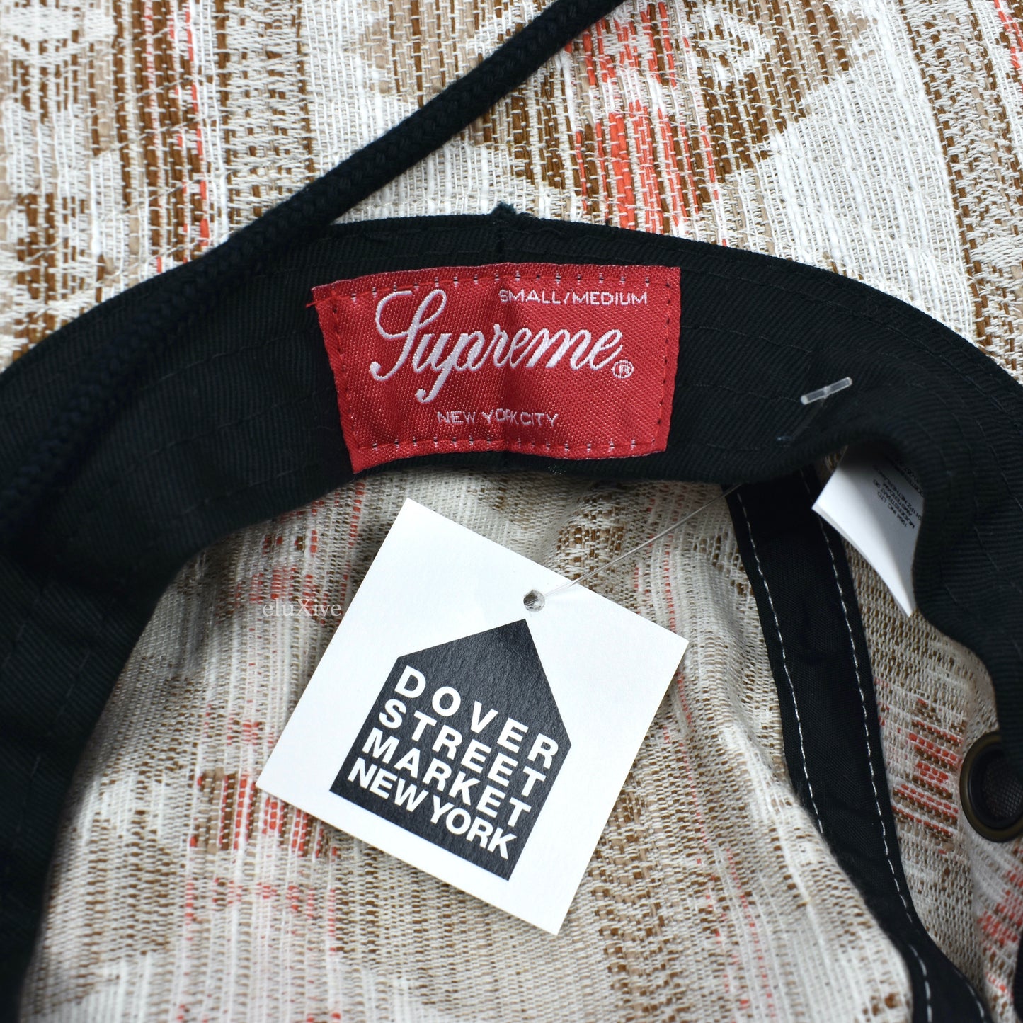 Supreme - Woven Pattern Box Logo Boonie Bucket Hat