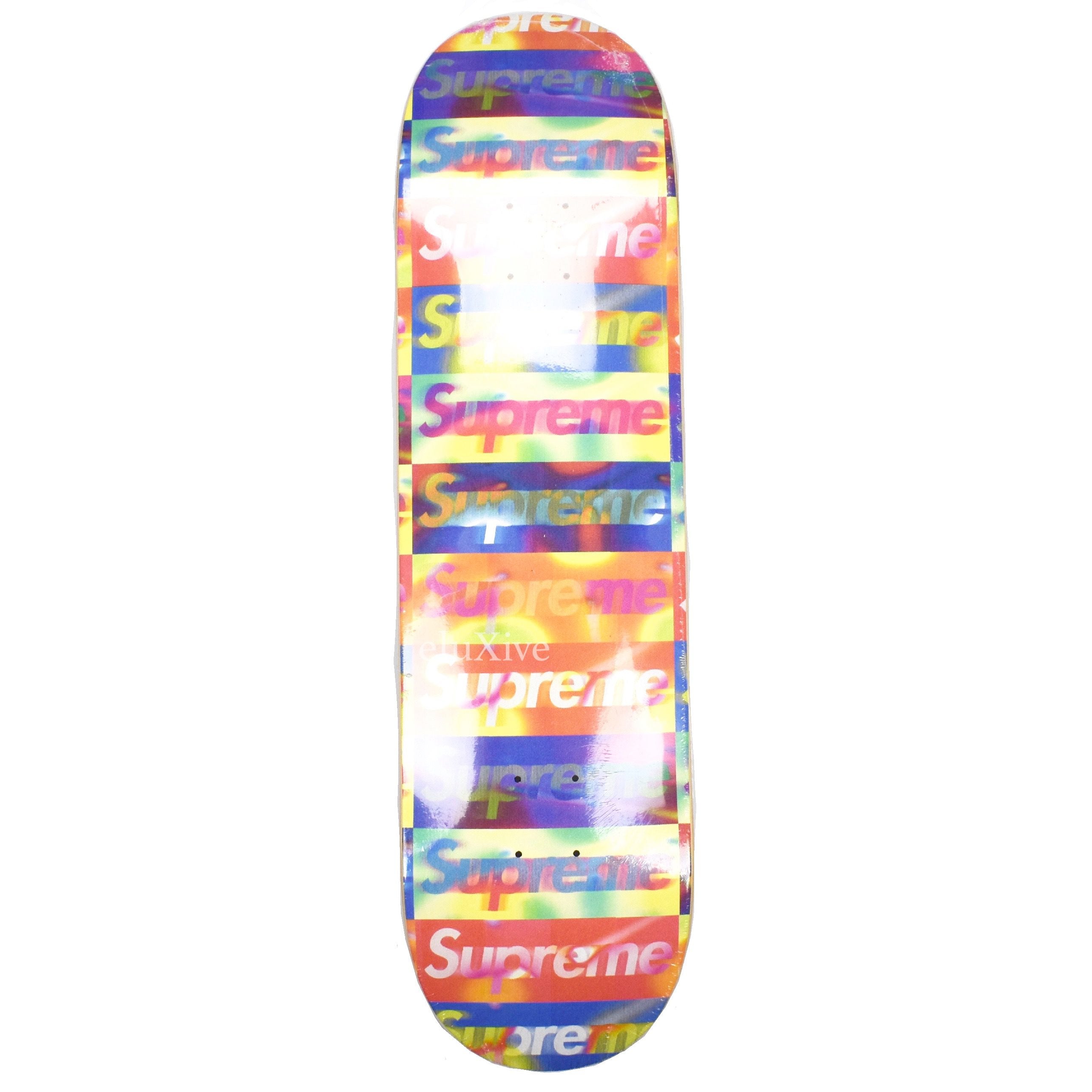 Supreme - Distorted Box Logo Skate Deck – eluXive