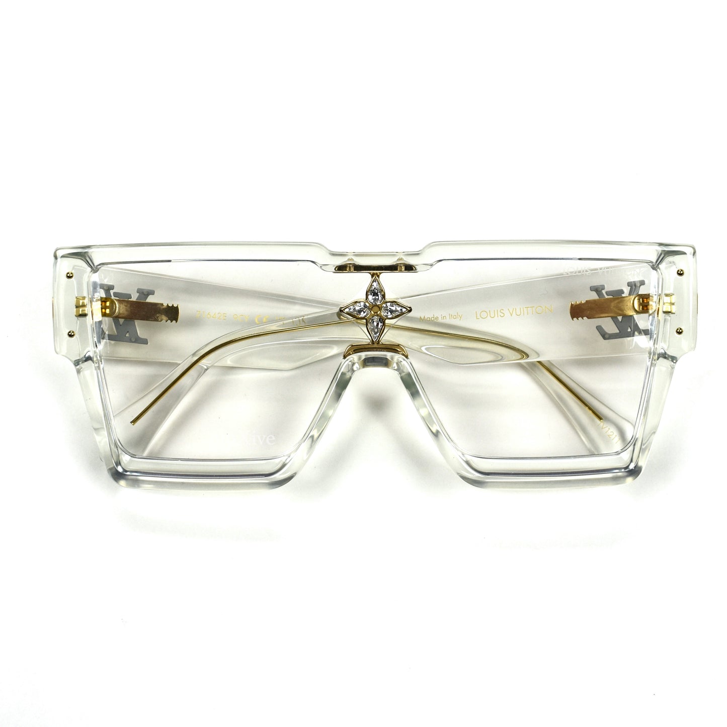 Louis Vuitton - Cyclone Sunglasses (Clear/Transparent)