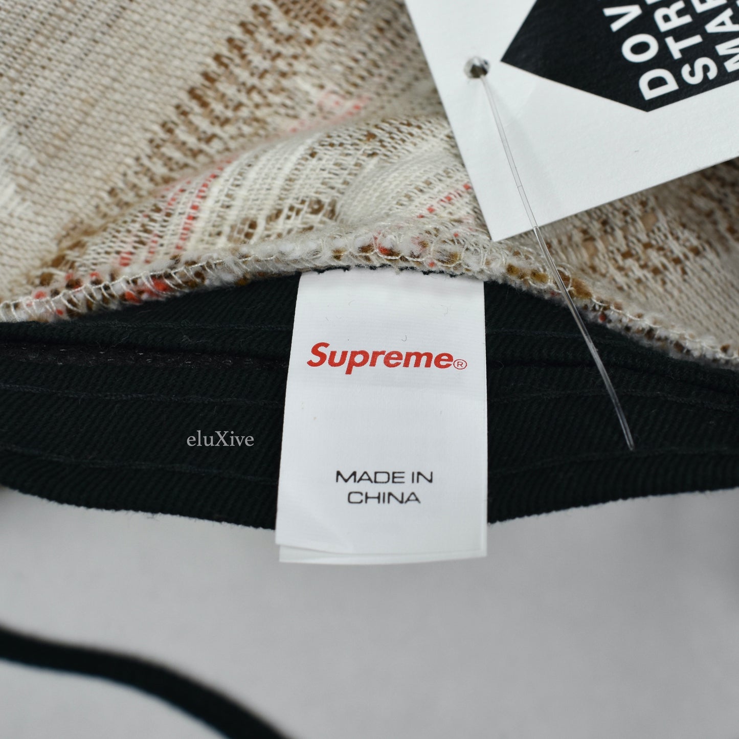 Supreme - Woven Pattern Box Logo Boonie Bucket Hat
