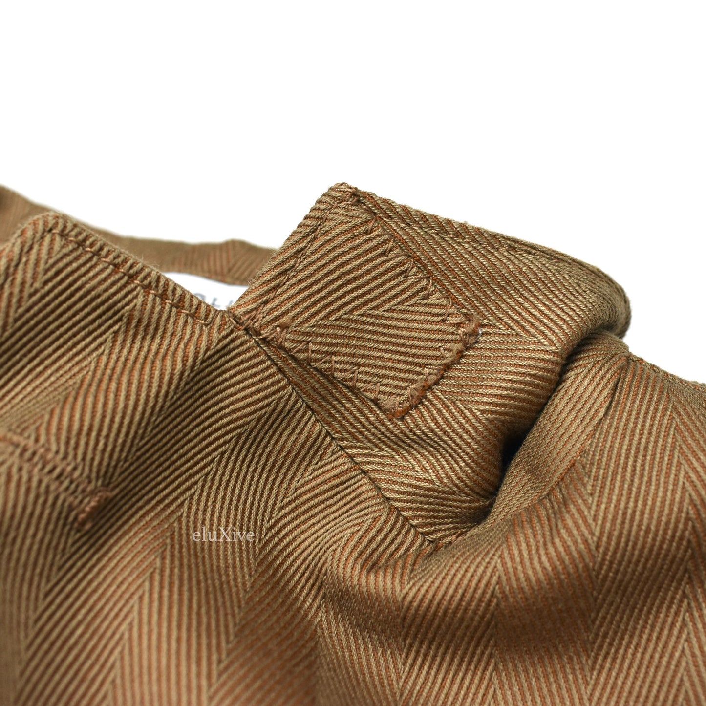Boglioli - Tan Herringbone Woven K Travel Unlined Sport Coat