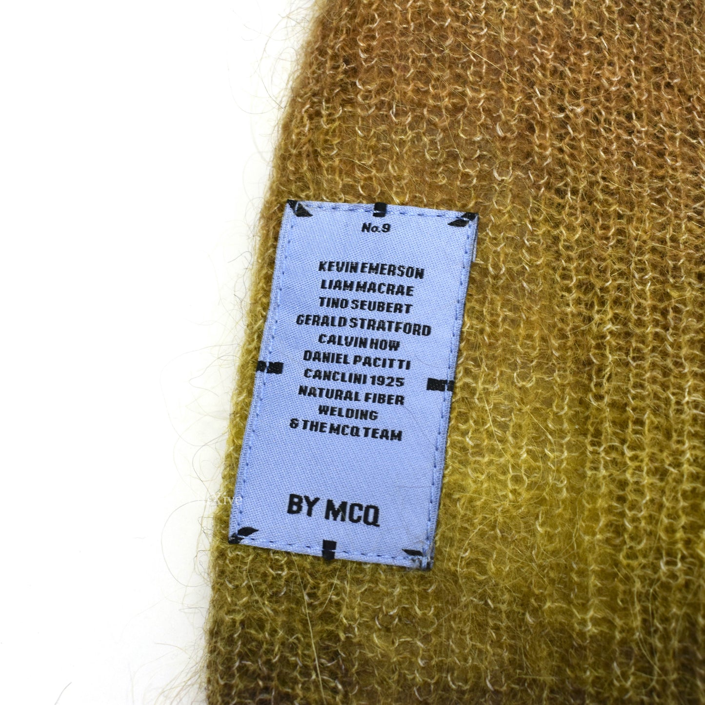 Alexander McQueen - McQ Brown Oversized Mohair Cardigan