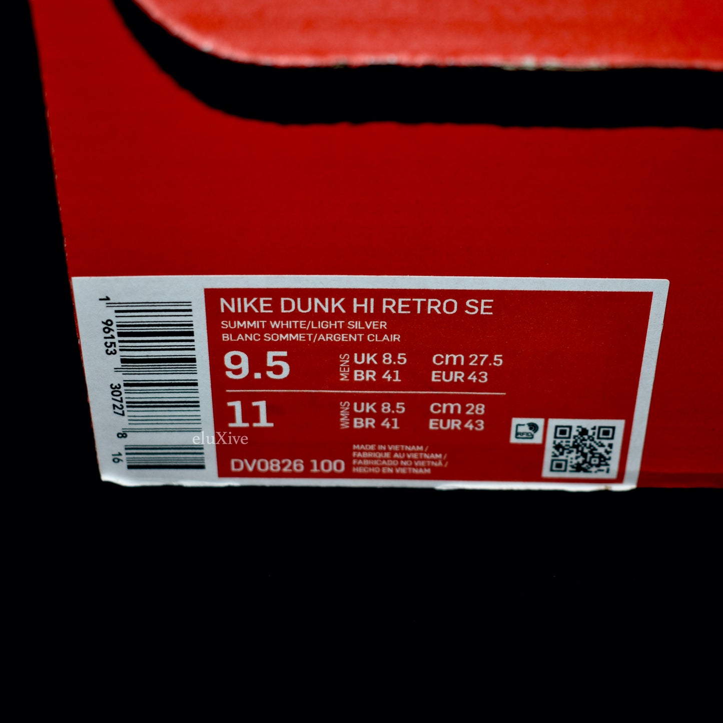 Nike - Dunk High Retro SE 'Tartan Plaid' (White/Silver)
