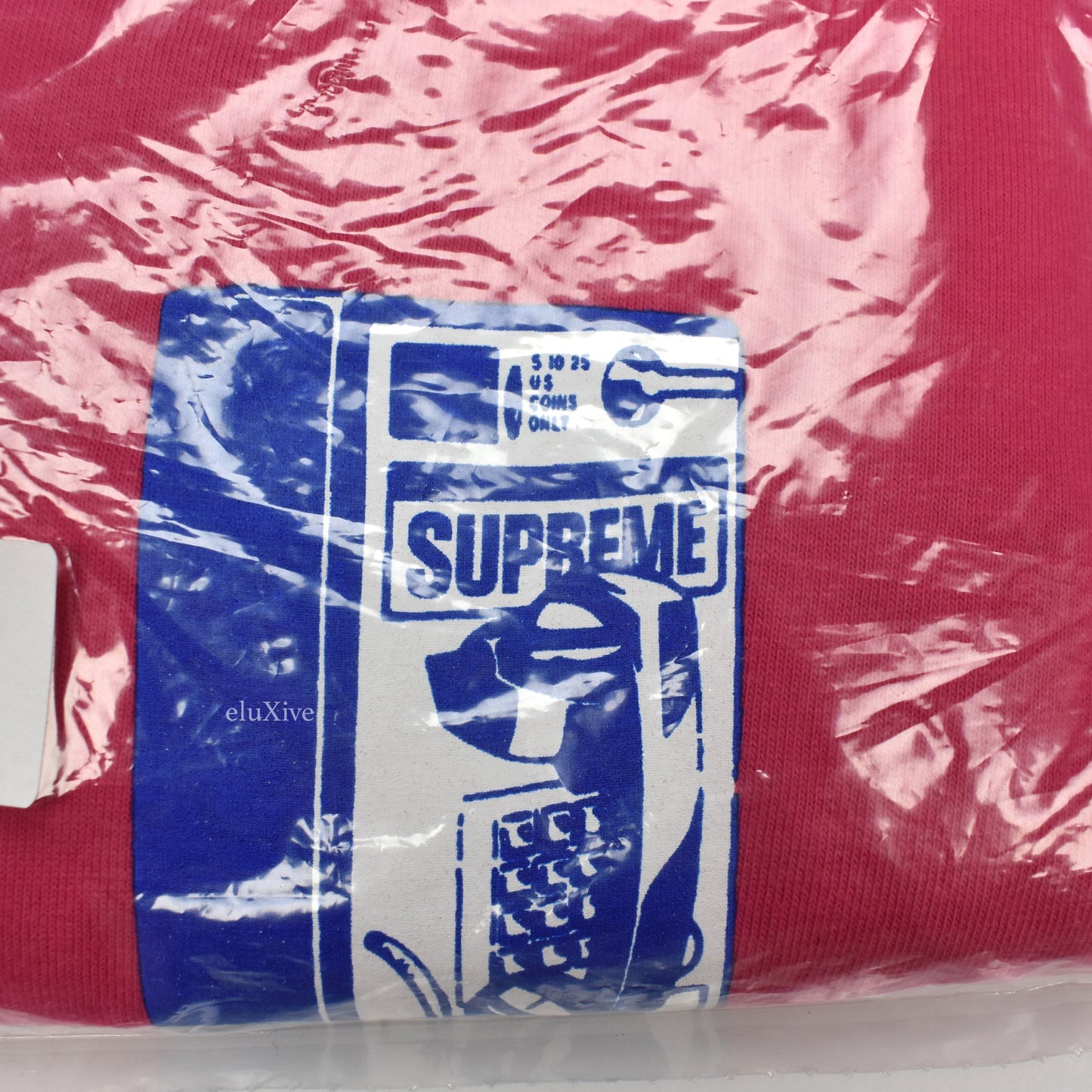 Supreme - Payphone Logo T-Shirt (Pink)