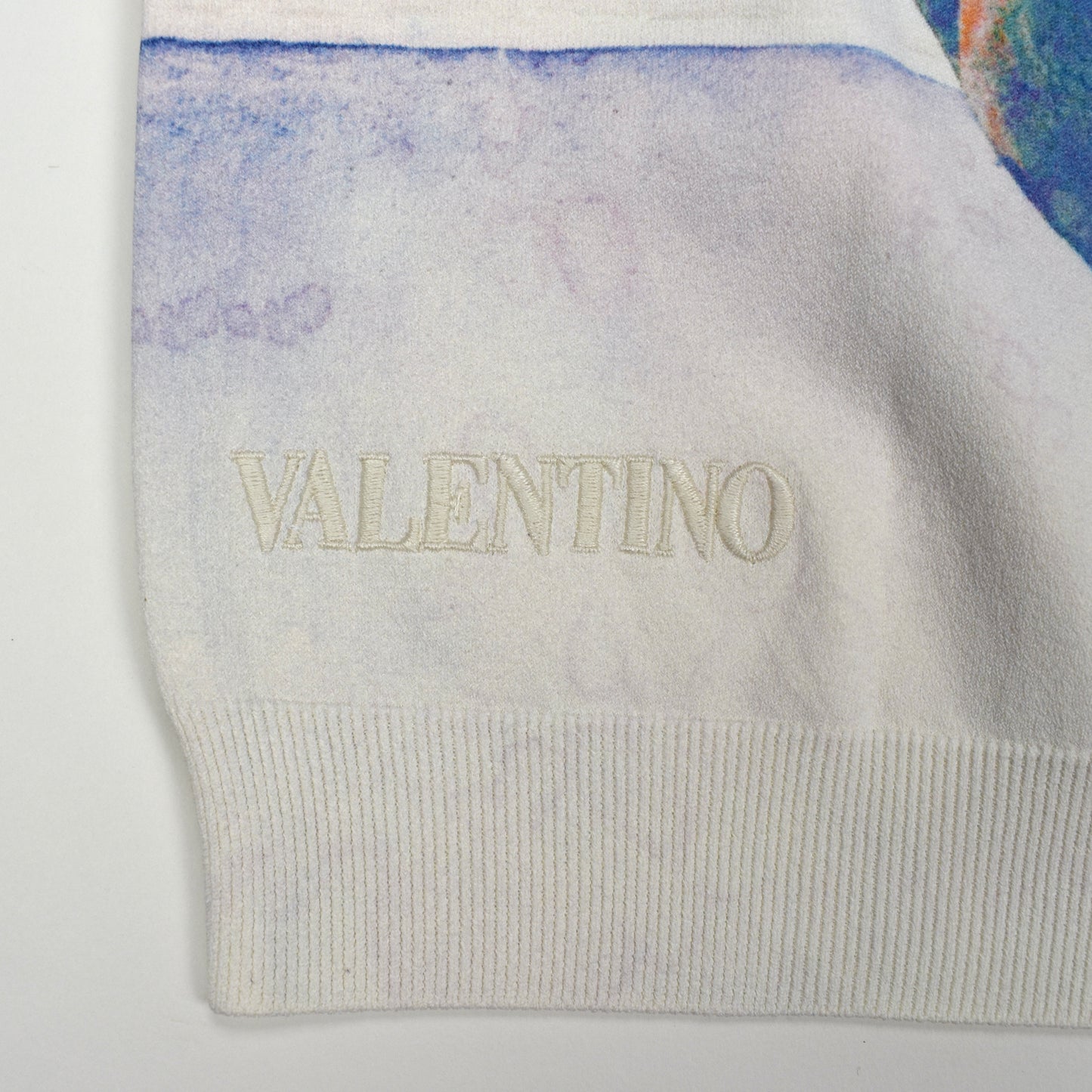 Valentino - Floating Islands Surrealist Print Viscose Sweater