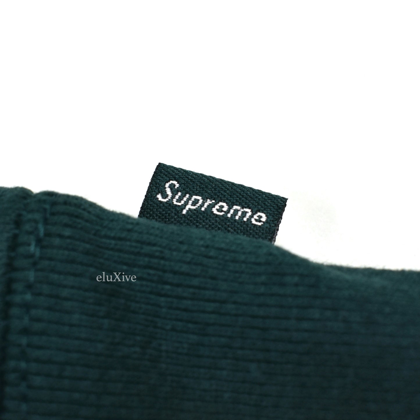 Supreme - Red Box Logo Crewneck Sweatshirt (Dark Pine Green)