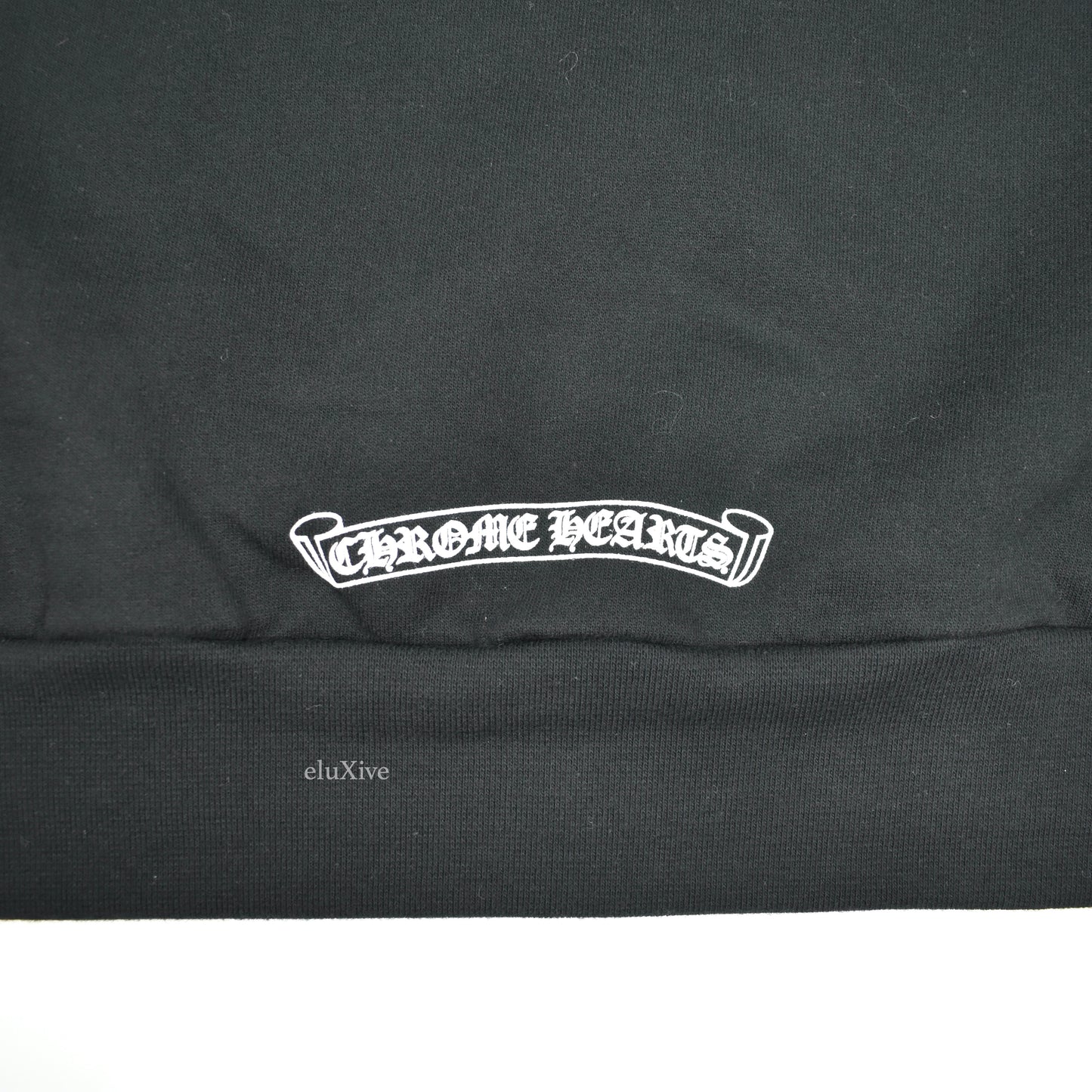 Chrome Hearts - Black Vertical Logo Hoodie