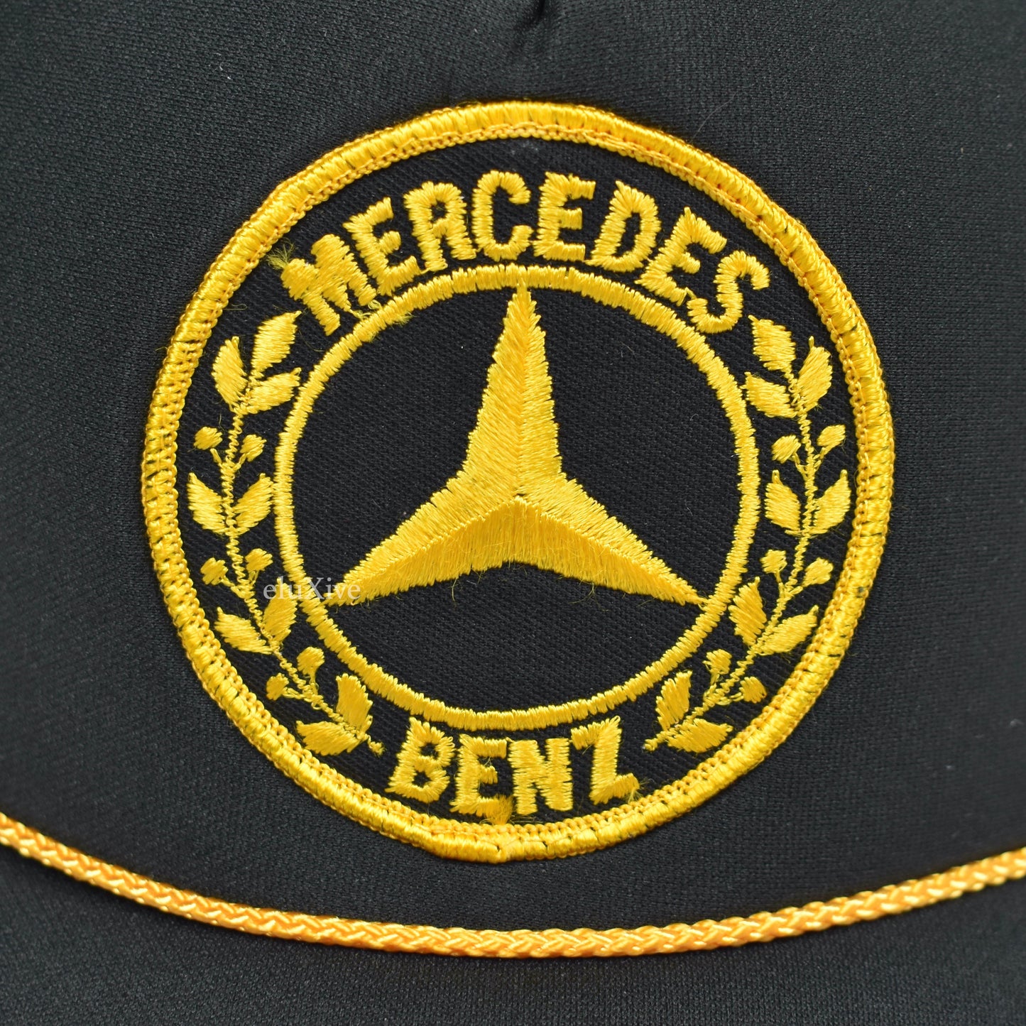 Retro - Mercedes-Benz Wreath Logo Vintage Patch Trucker Hat