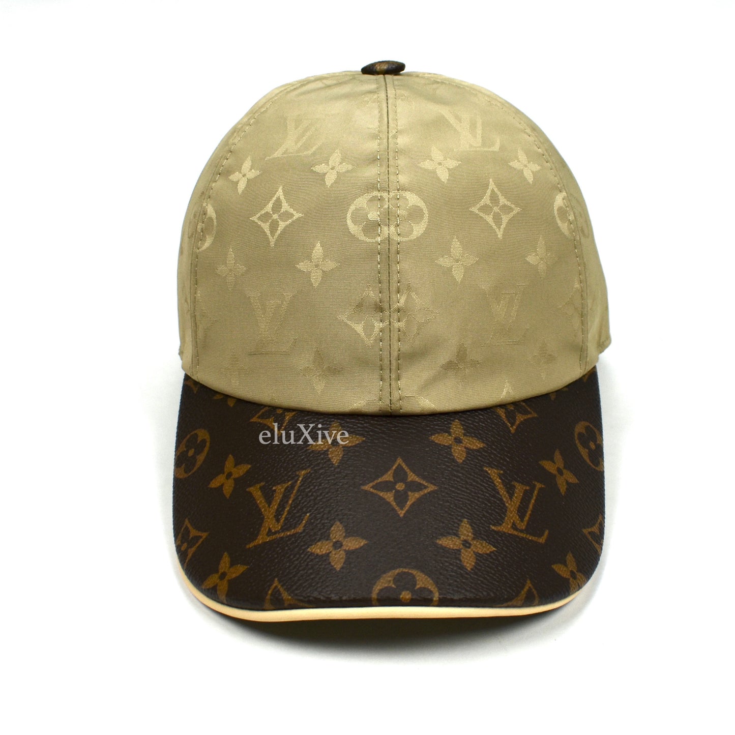 Louis Vuitton - Beige LV Monogram Nylon Get Ready Hat