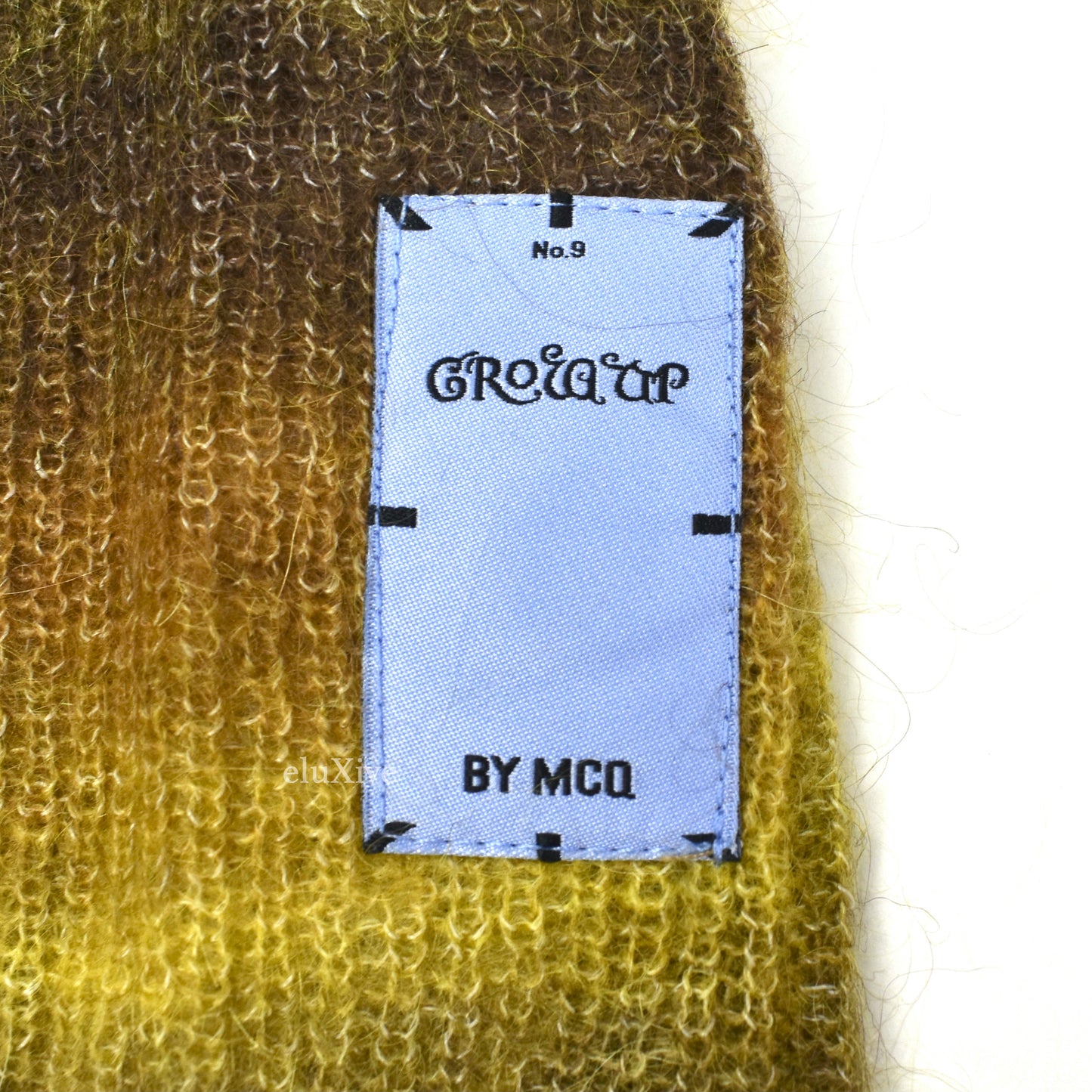 Alexander McQueen - McQ Brown Oversized Mohair Cardigan
