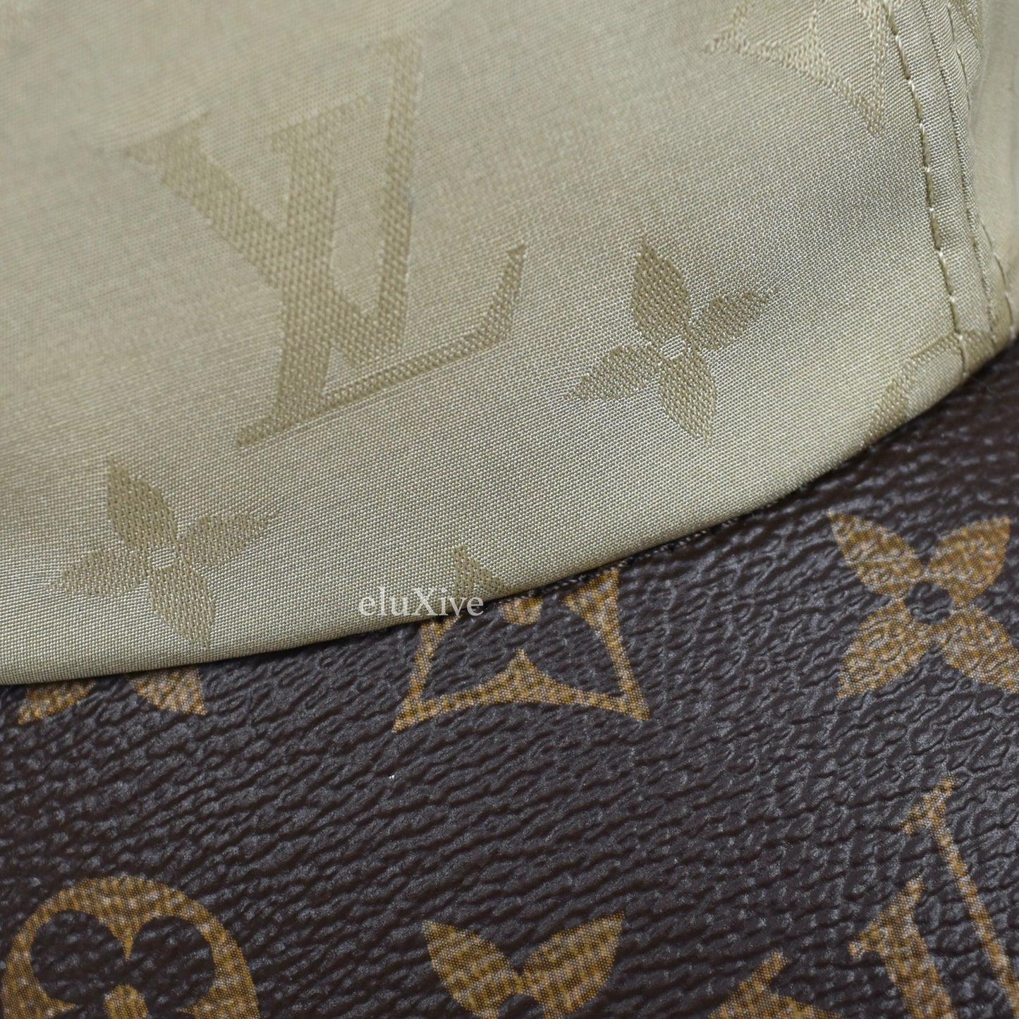 Louis Vuitton - Beige LV Monogram Nylon Get Ready Hat