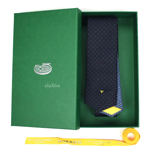 Goyard - Eldredge Monogram Woven Silk Tie (Navy)
