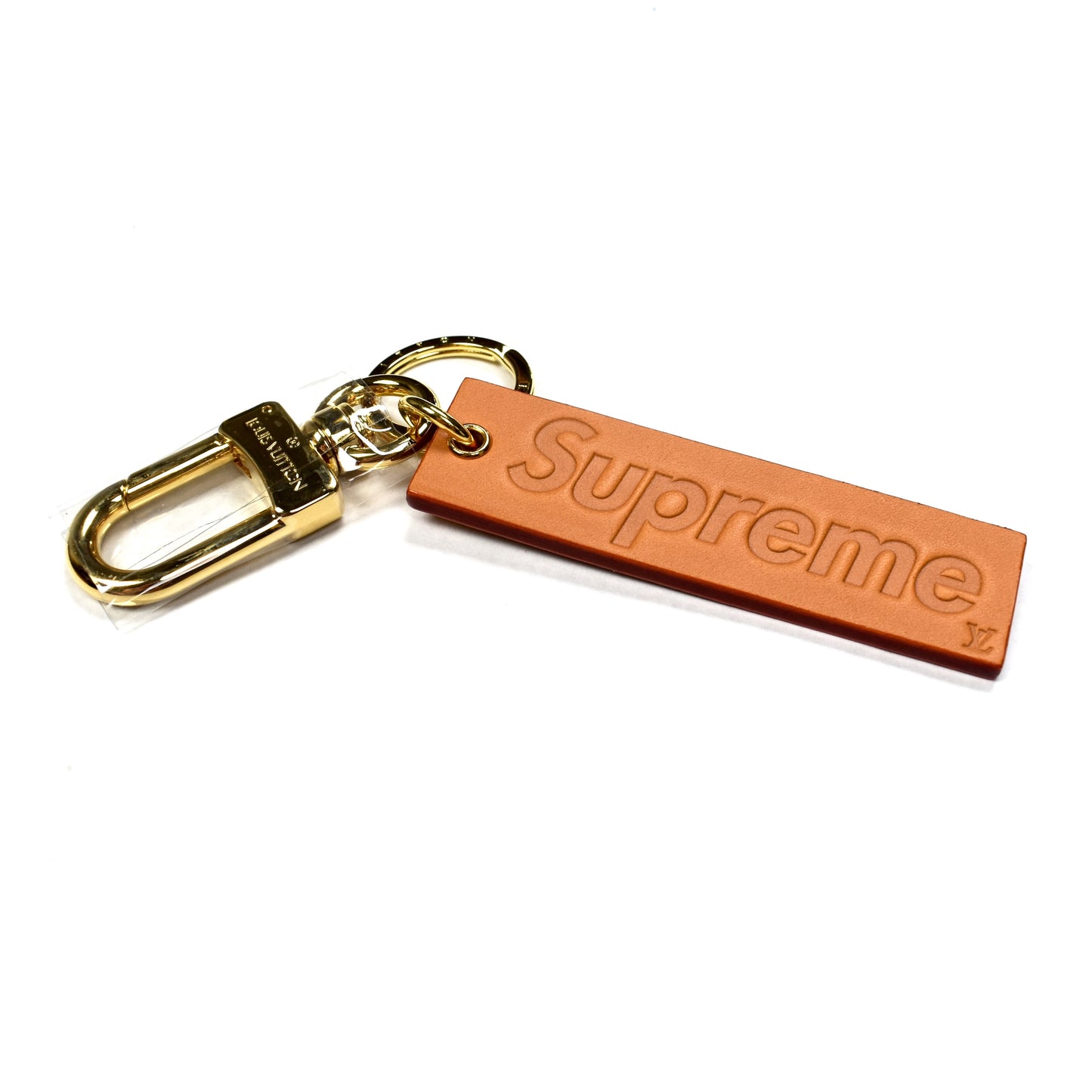 Louis Vuitton x Supreme - Leather Box Logo Keychain
