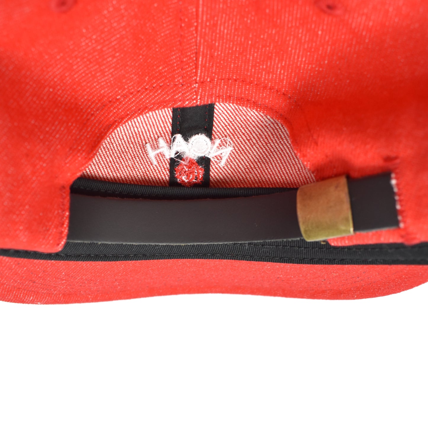 Noah - Red Denim Rose Logo Hat