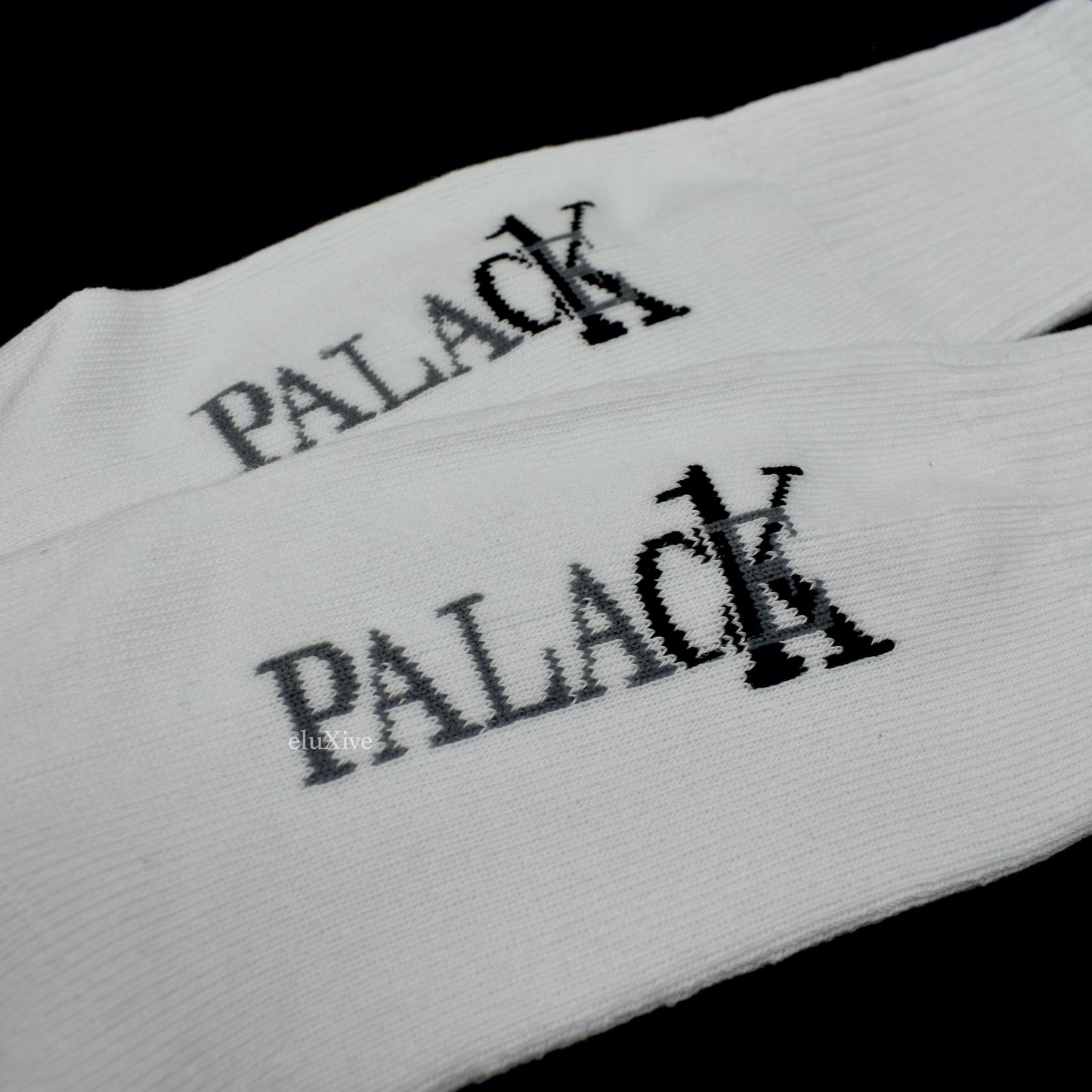 Palace x Calvin Klein - CK1 Logo Knit Crew Socks (White)