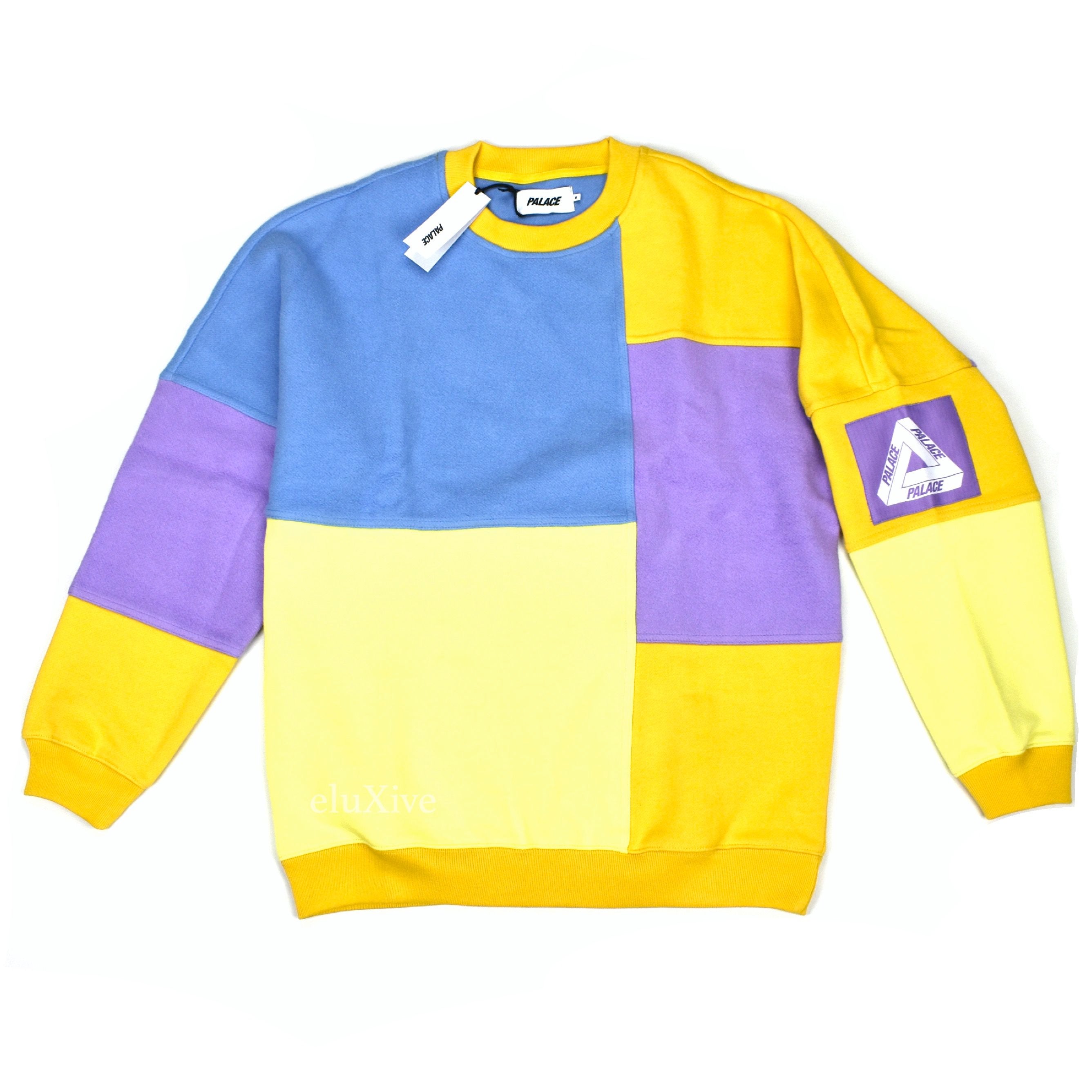 Palace - Color Block Patchwork Sweatshirt – eluXive