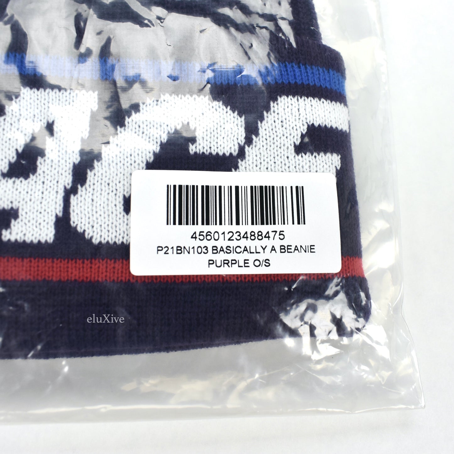 Palace - Basically A Logo Beanie (Purple)