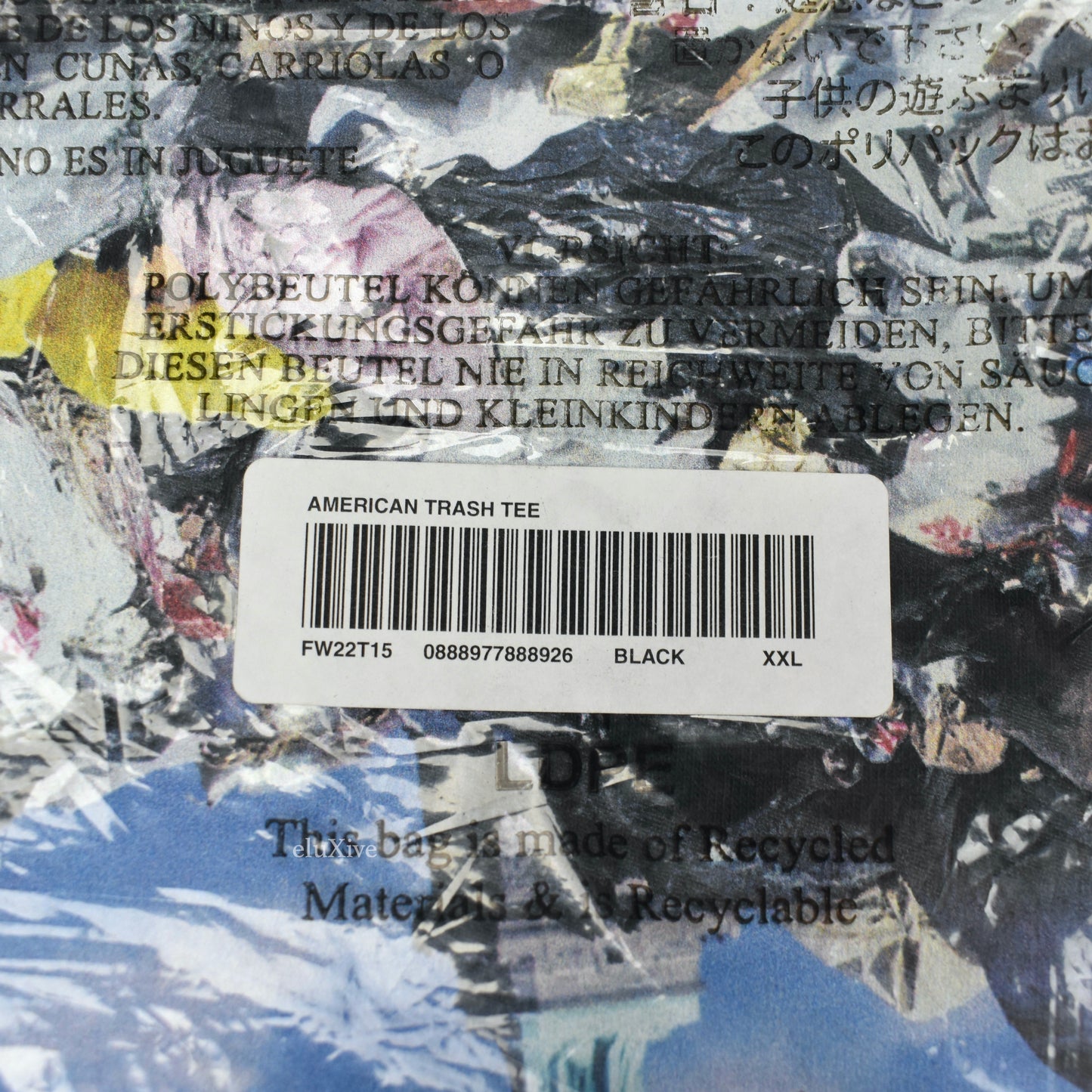 Supreme - Statue of Liberty Trash T-Shirt (Black)