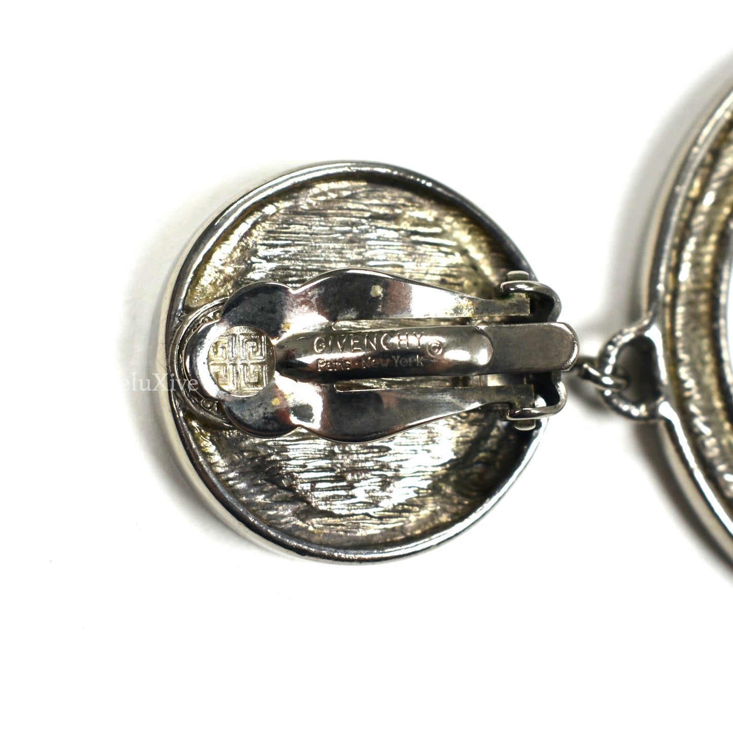 Givenchy - Gold & Silver Sun Logo Earrings