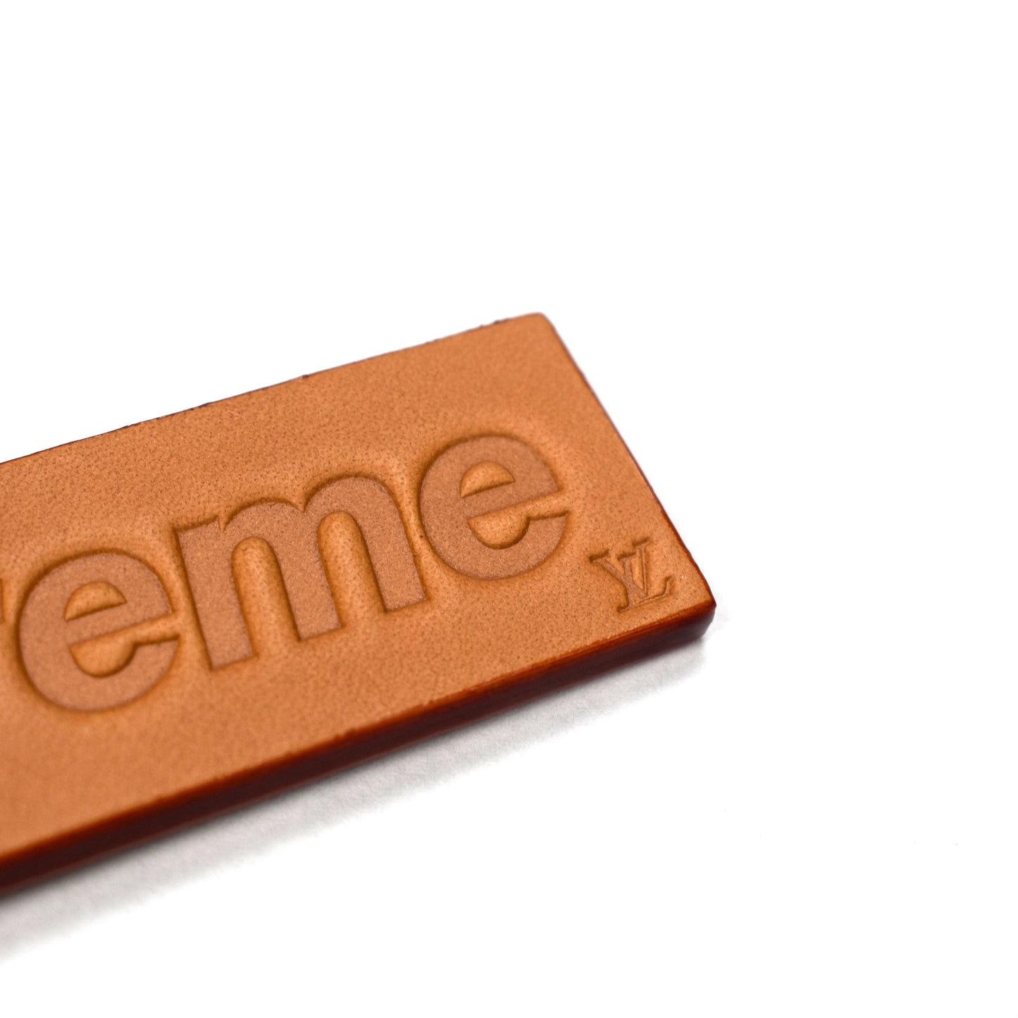 Louis Vuitton x Supreme - Leather Box Logo Keychain