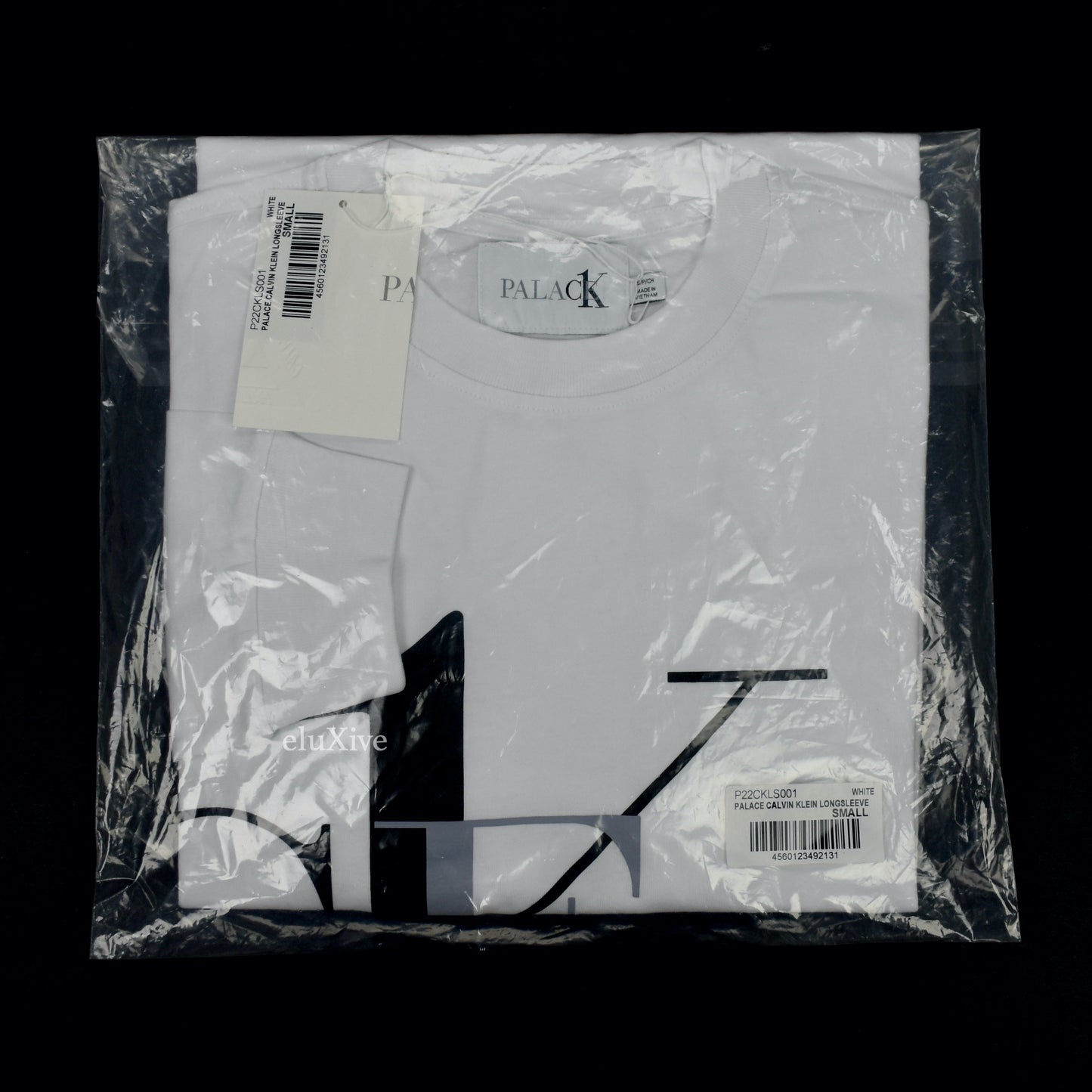 Palace x Calvin Klein - CK1 Wraparound Logo L/S T-Shirt (White)