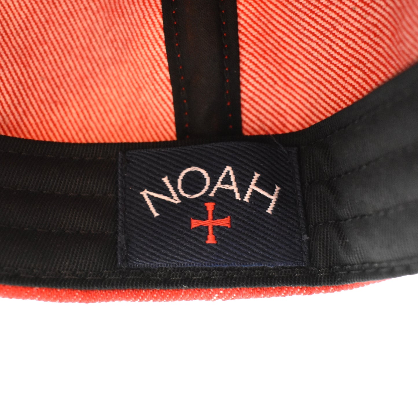 Noah - Red Denim Rose Logo Hat