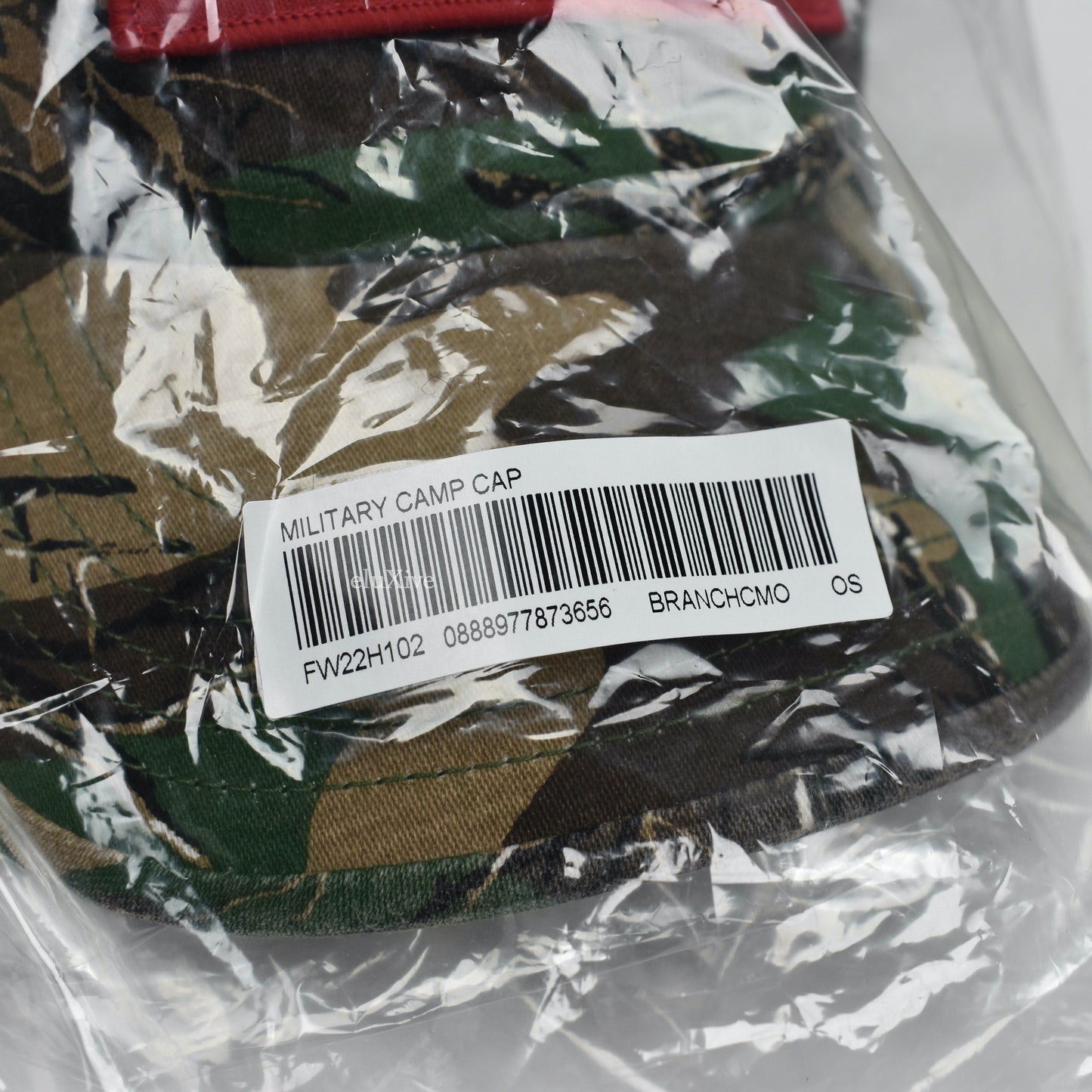 Supreme - Camo Military Box Logo Hat