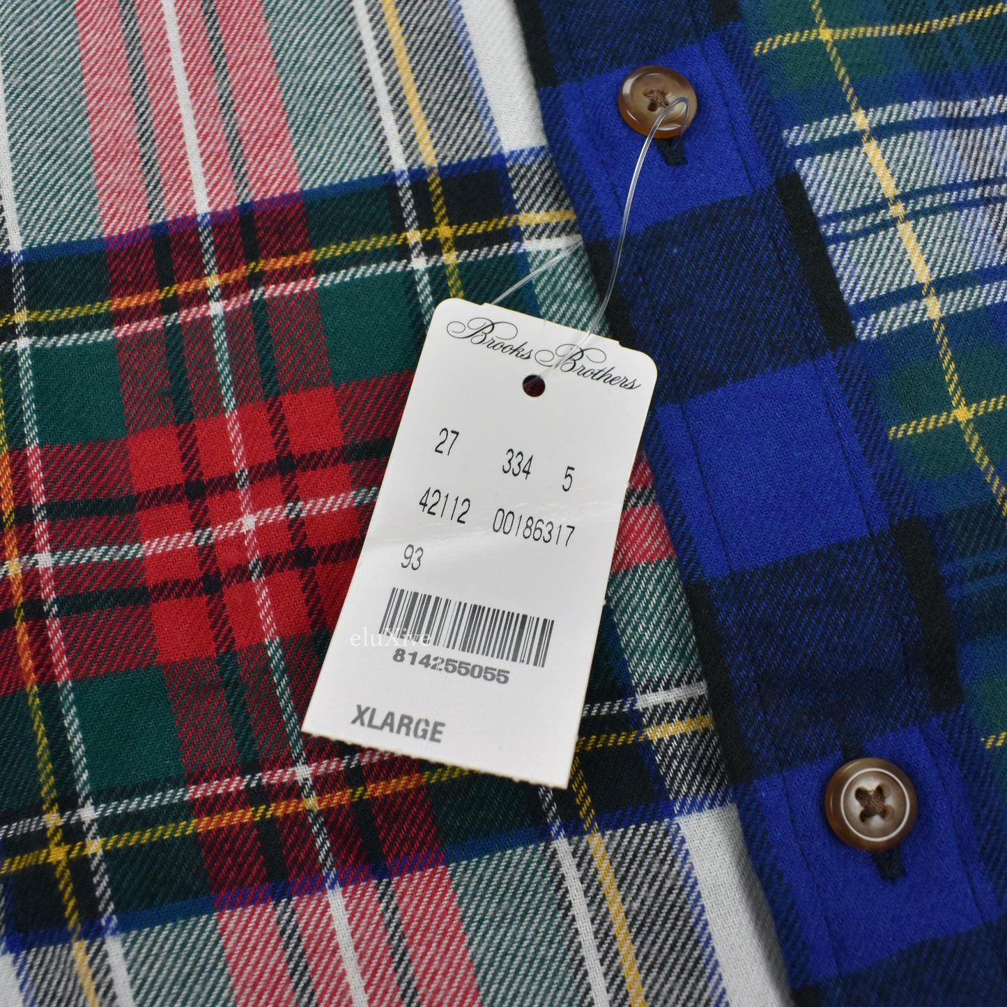 Brooks Brothers - Patchwork Flannel Button Down Shirt