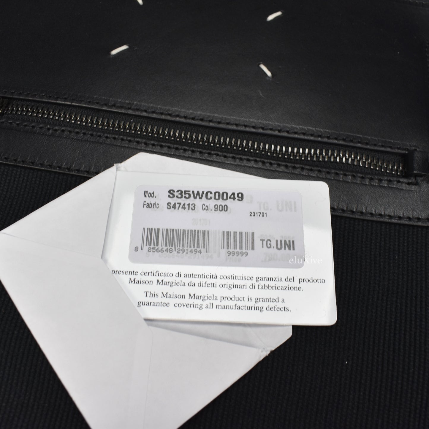 Maison Margiela - Black Canvas & Leather Shoulder Bag