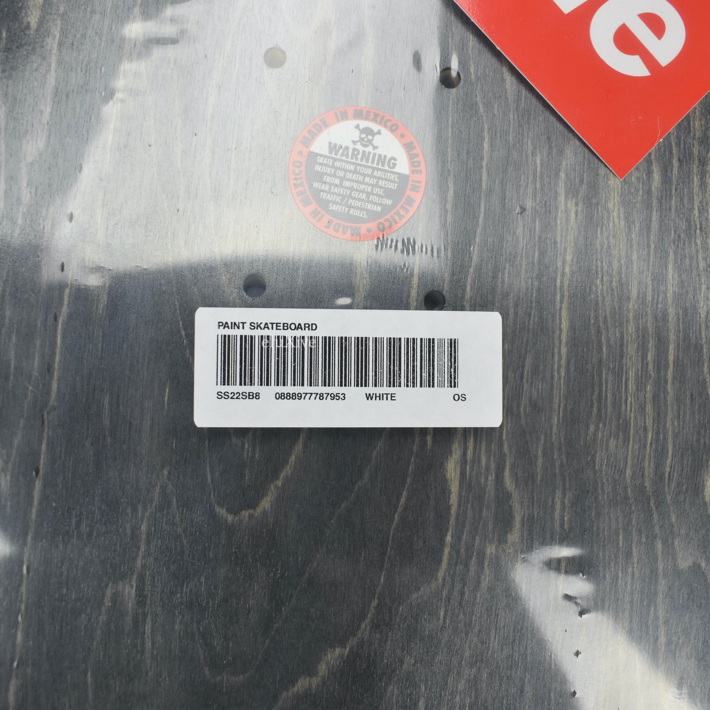 Supreme - Paint Box Logo Skateboard Deck