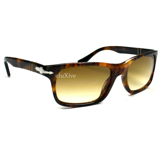 Persol - 3048-S Wayfarer Tortoise / Caffe Gradient Lens Sunglasses
