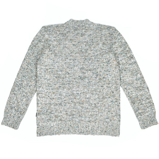 Z Zegna - Gray Color Speckled Cotton Sweater
