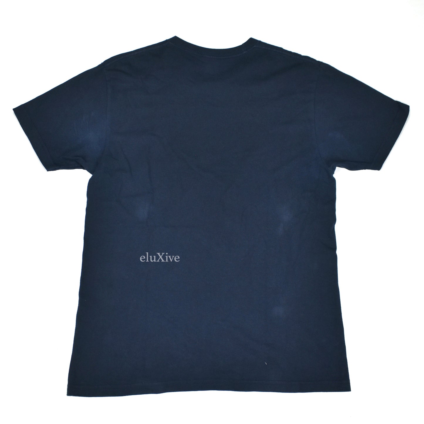 Surpeme - Navy Still Life Orange Logo Print T-Shirt