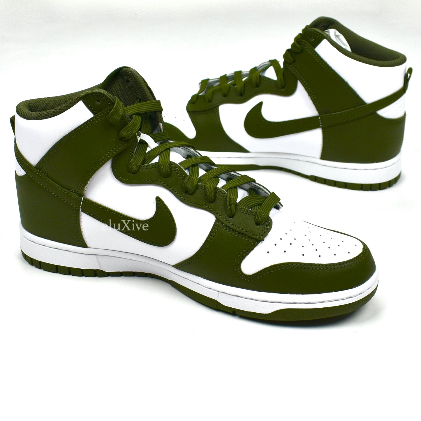 Nike - Nike Dunk Hi Retro 'Cargo Khaki' (White/Olive)