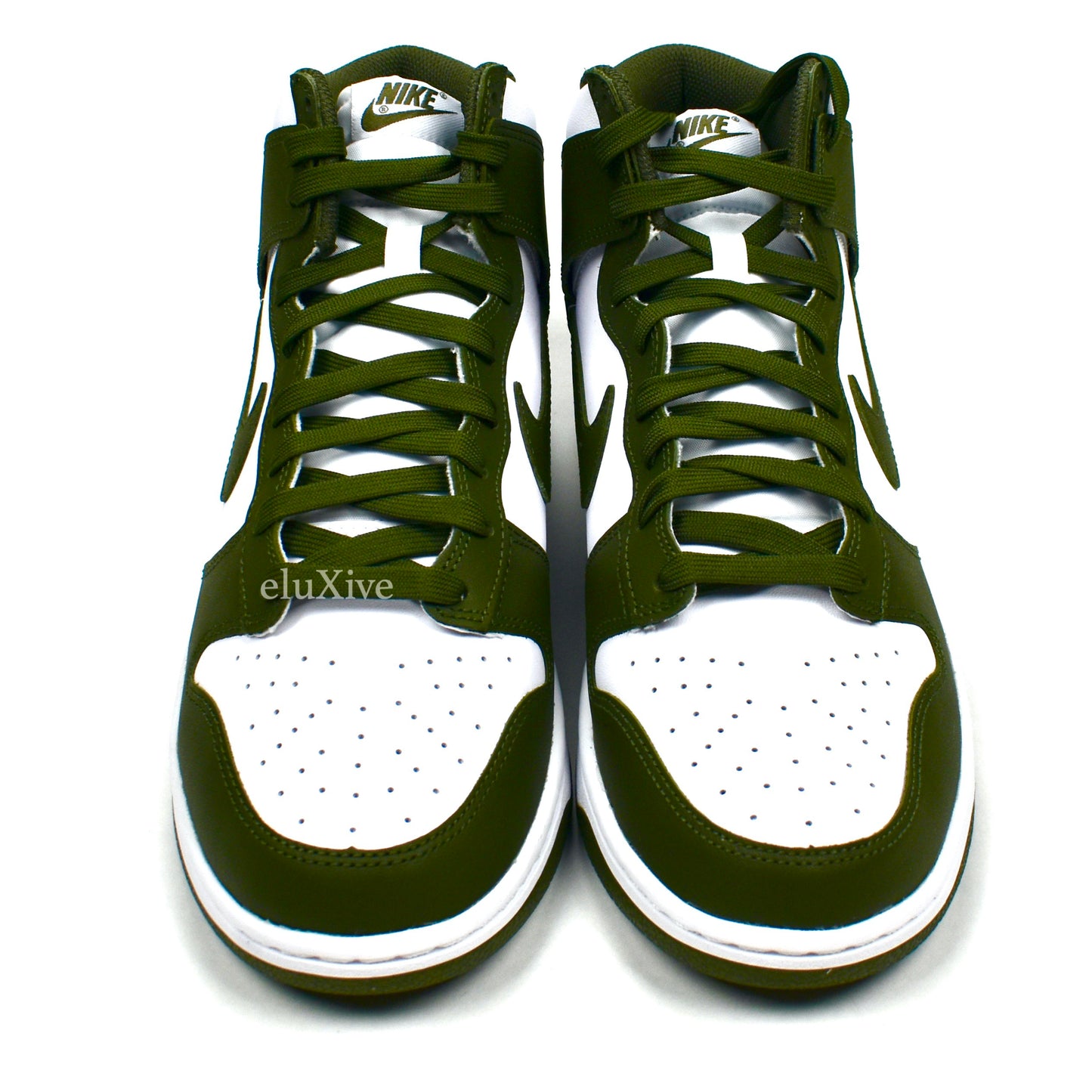 Nike - Nike Dunk Hi Retro 'Cargo Khaki' (White/Olive)