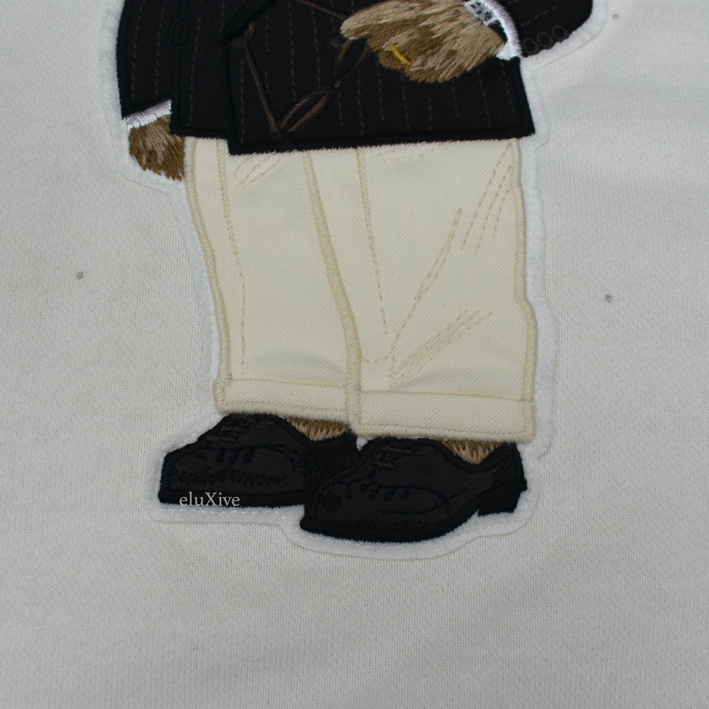 Ralph Lauren Purple Label - Tuxedo Polo Bear Sweatshirt (Cream)