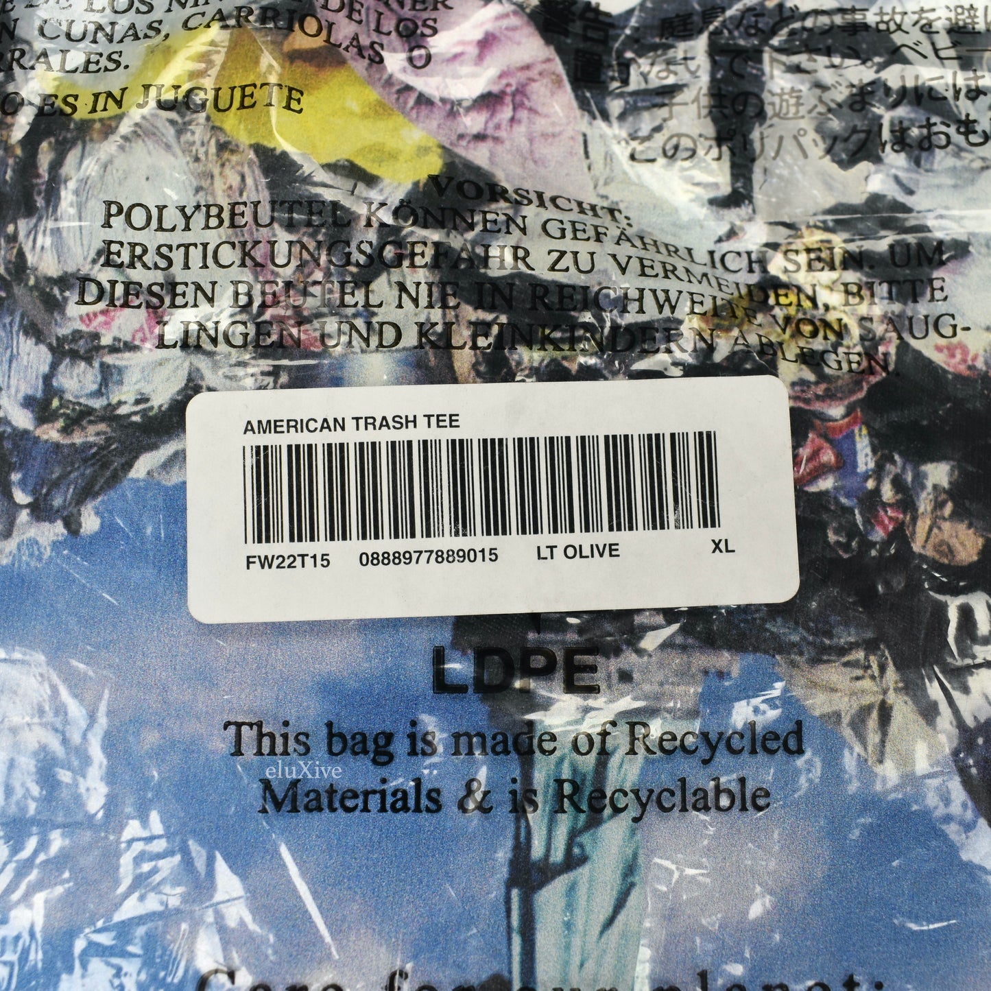 Supreme - Statue of Liberty Trash T-Shirt (Olive)