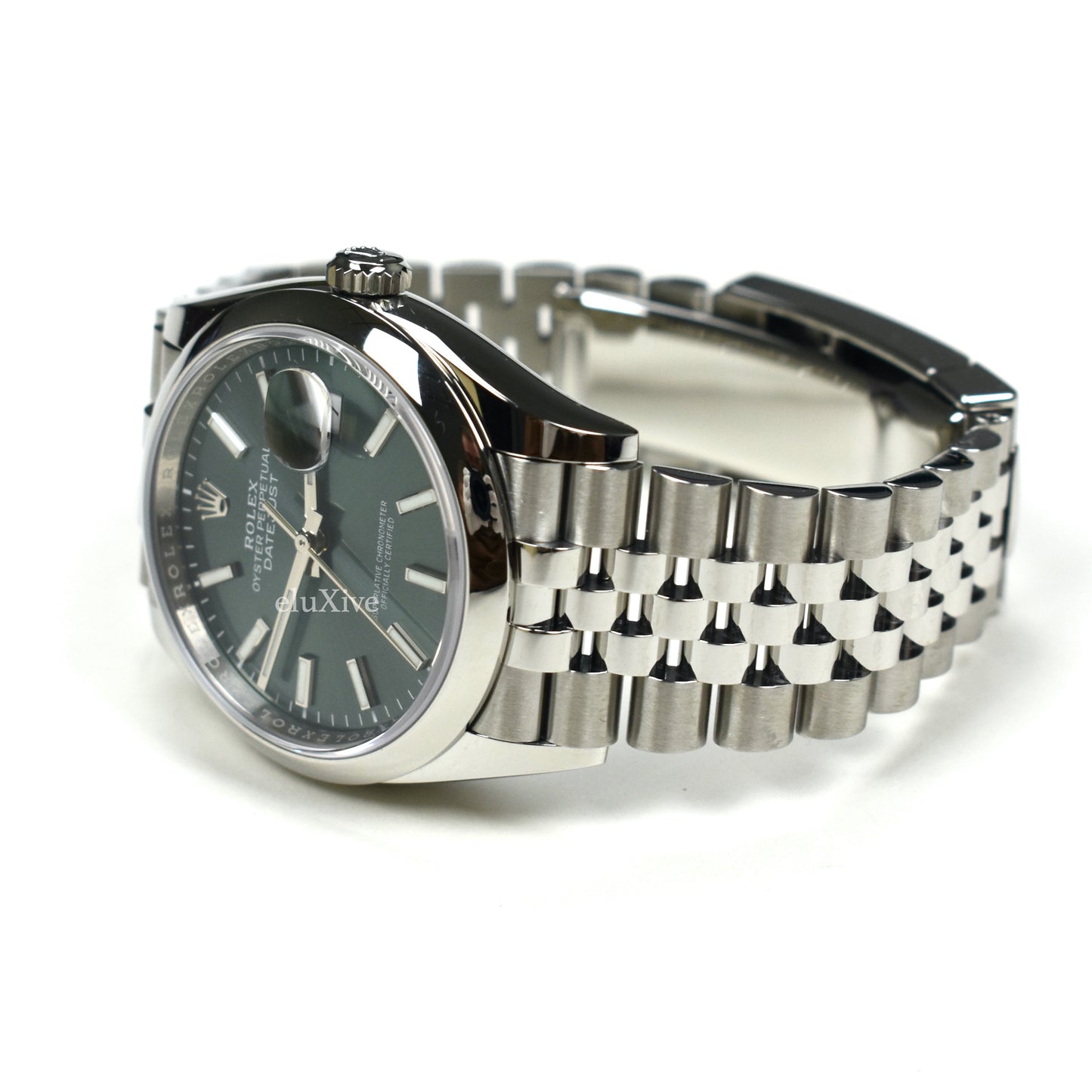 Rolex - Datejust 36 Mint Green Dial Watch, B&P (126200)