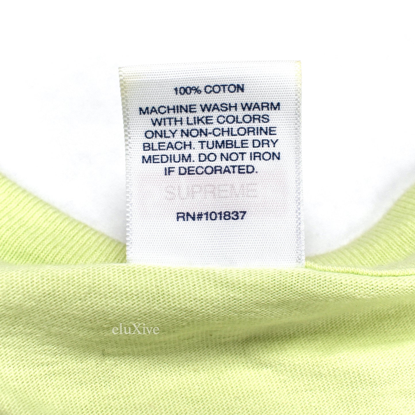 Supreme - Light Green Lizard Logo T-Shirt