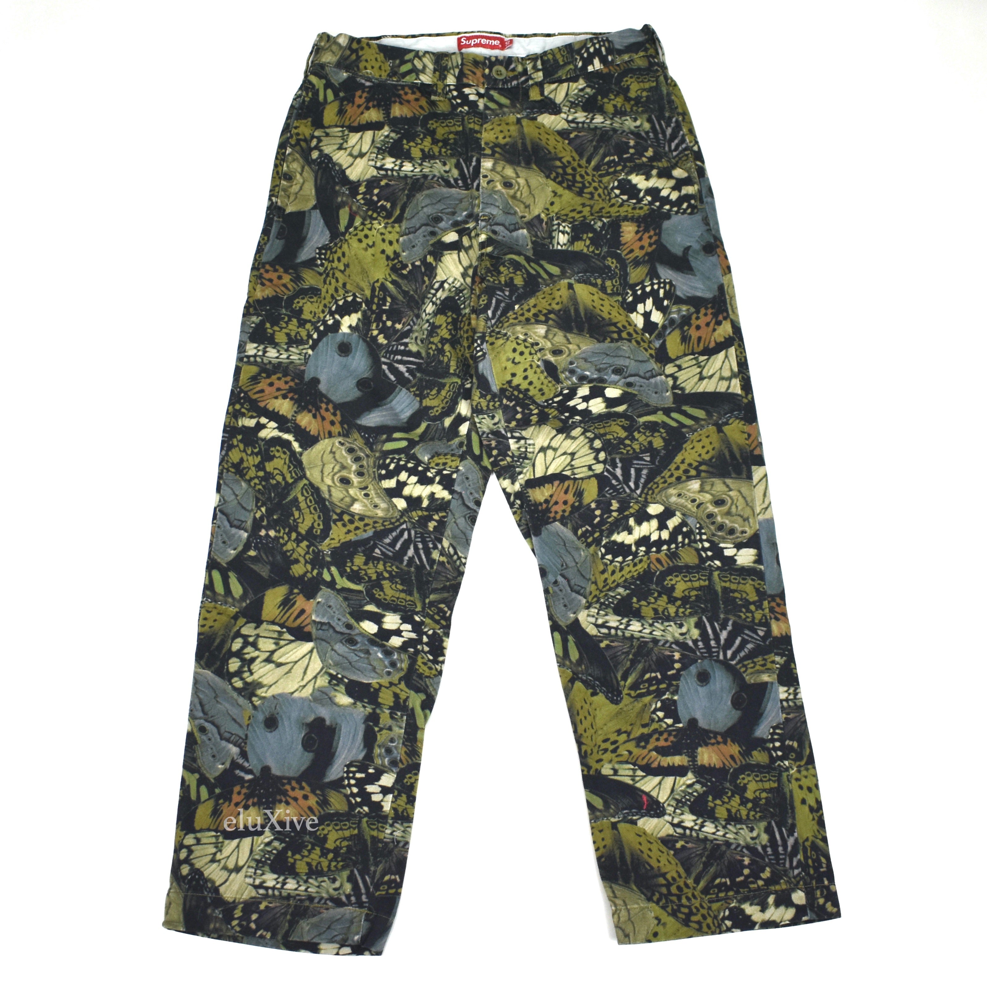 Supreme - Butterfly Print Chino Pants – eluXive