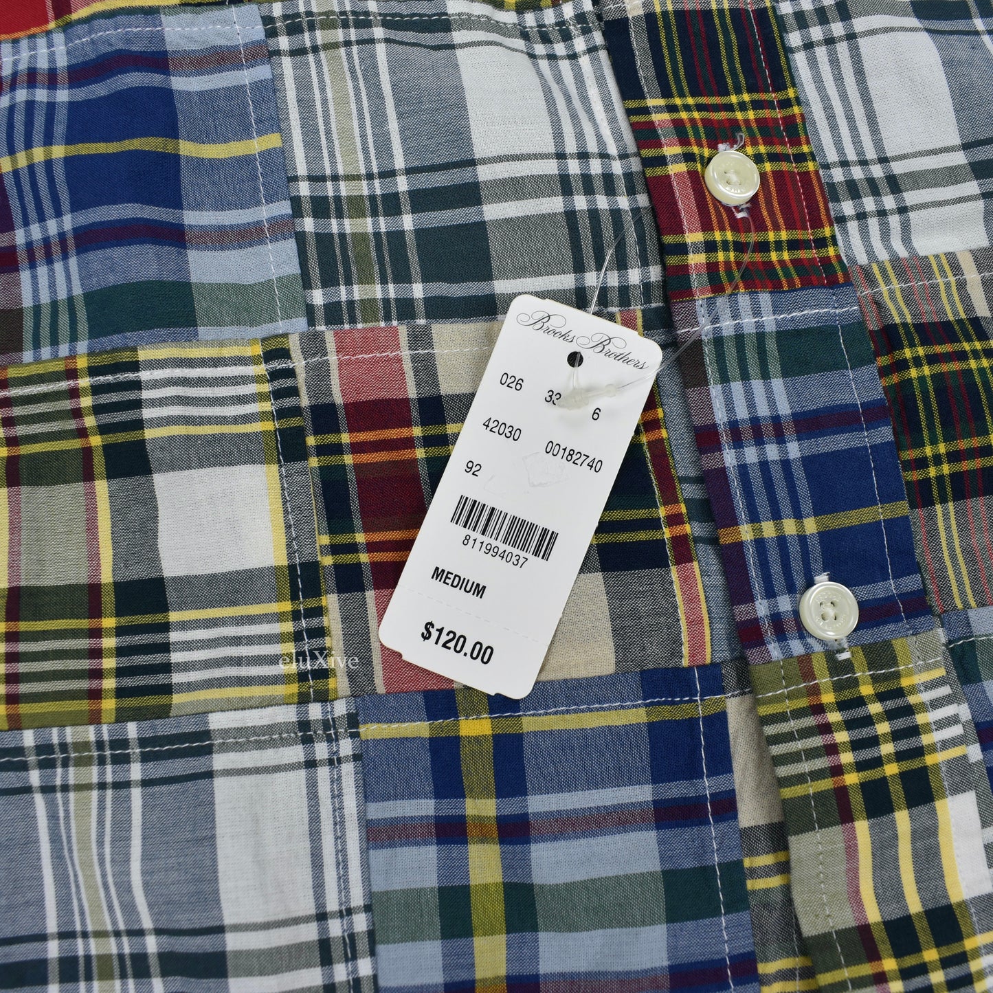 Brooks Brothers - Patchwork Madras Plaid Button Down Shirt