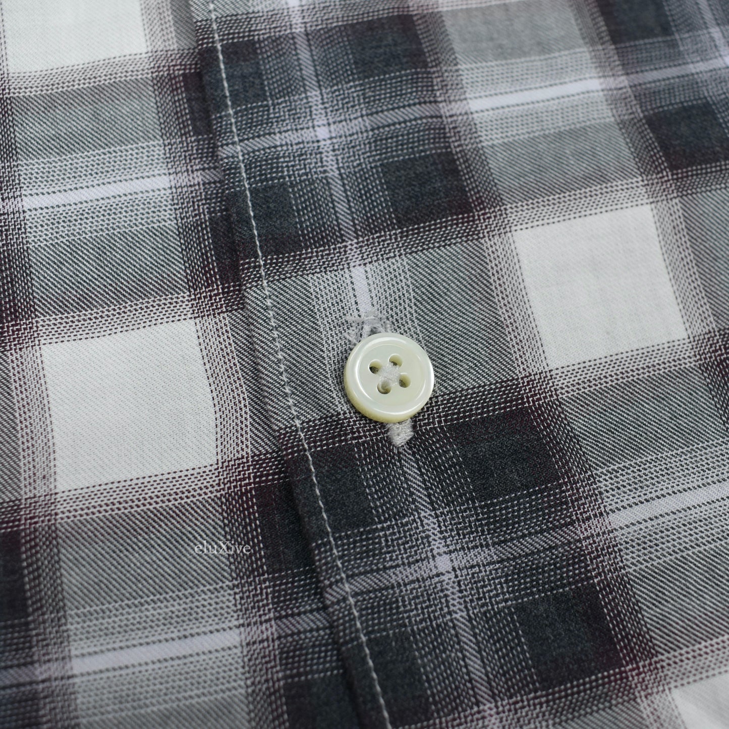 Ermenegildo Zegna - Purple & Gray Plaid Supima Cotton Shirt