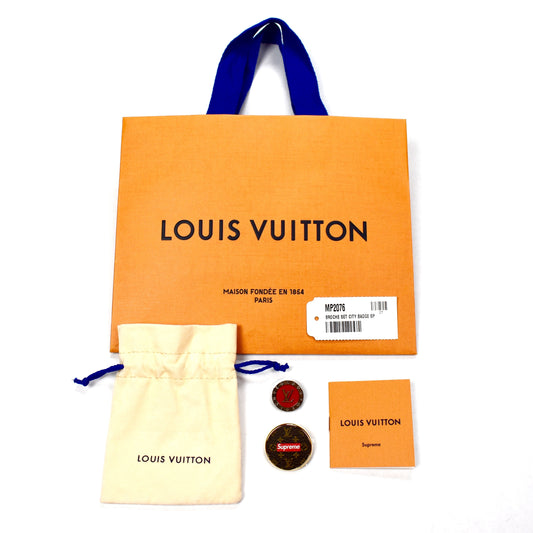 Louis Vuitton x Supreme - City Badge Pin Set