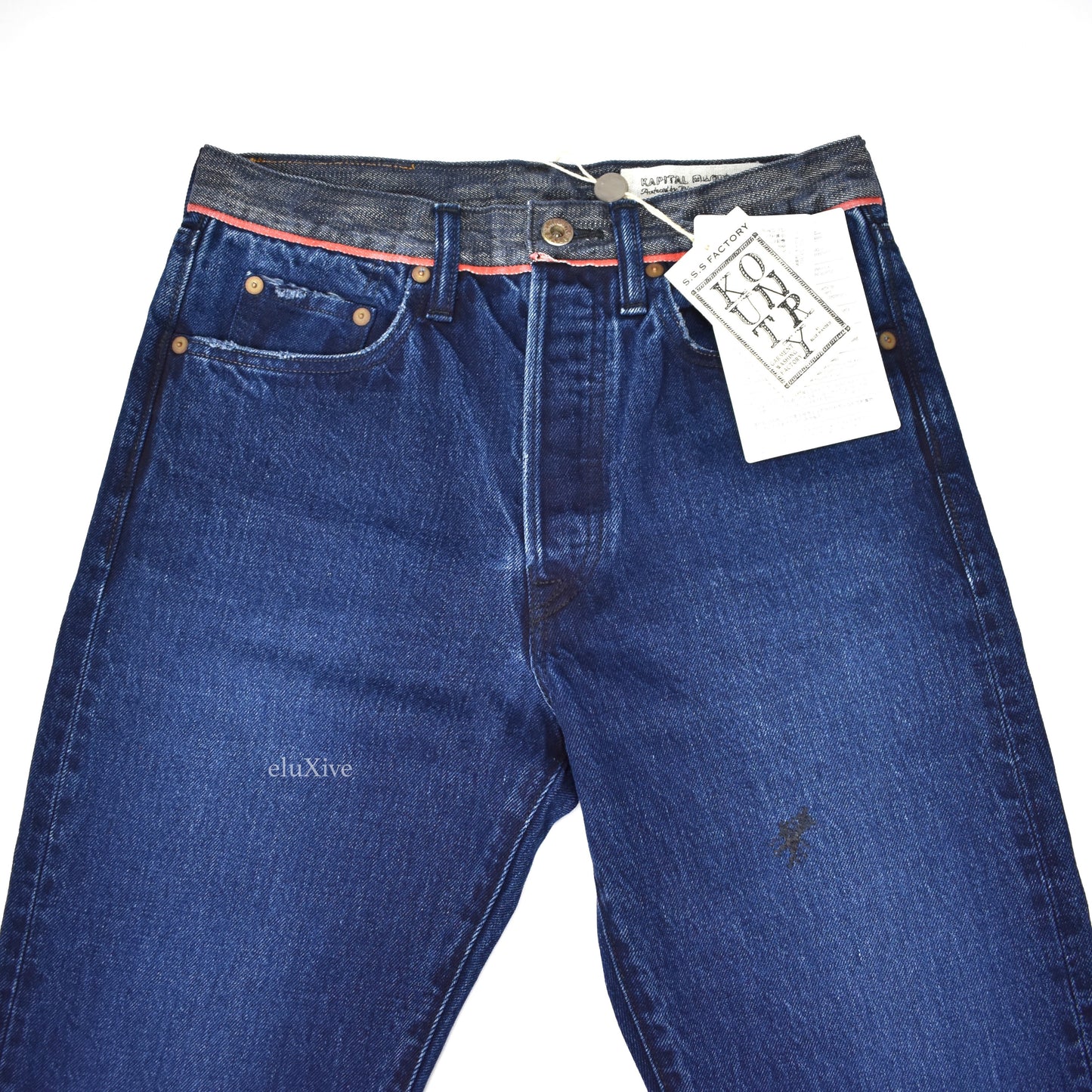 Kapital - Overdyed Blue Denim Jeans