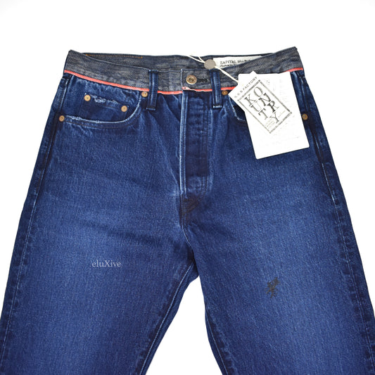 Kapital - Overdyed Blue Denim Jeans