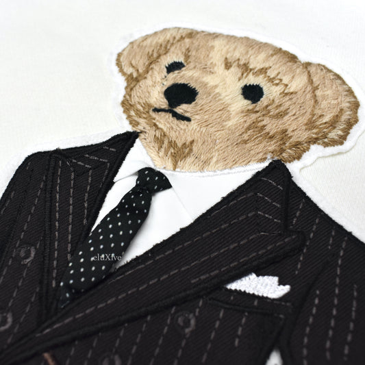 Ralph Lauren Purple Label - Tuxedo Polo Bear Sweatshirt (Cream)