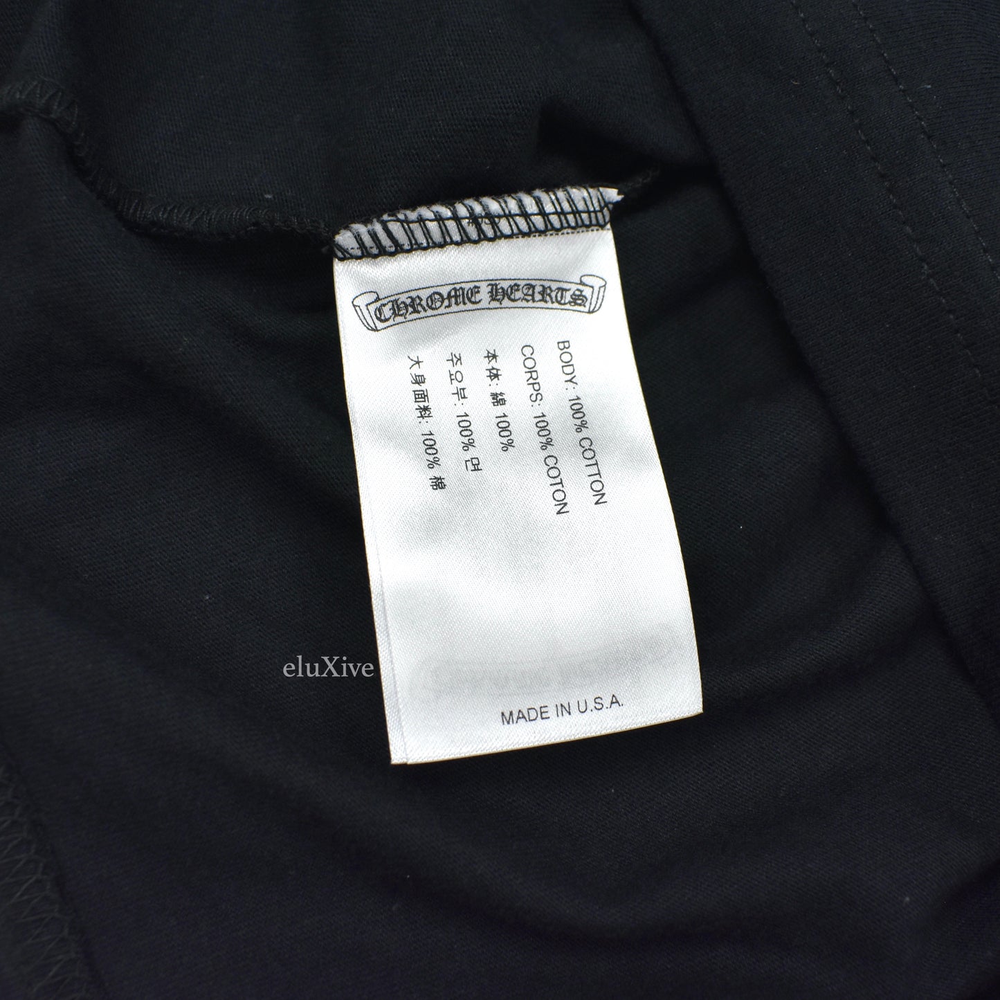Chrome Hearts - Black New York Exclusive Logo L/S T-Shirt