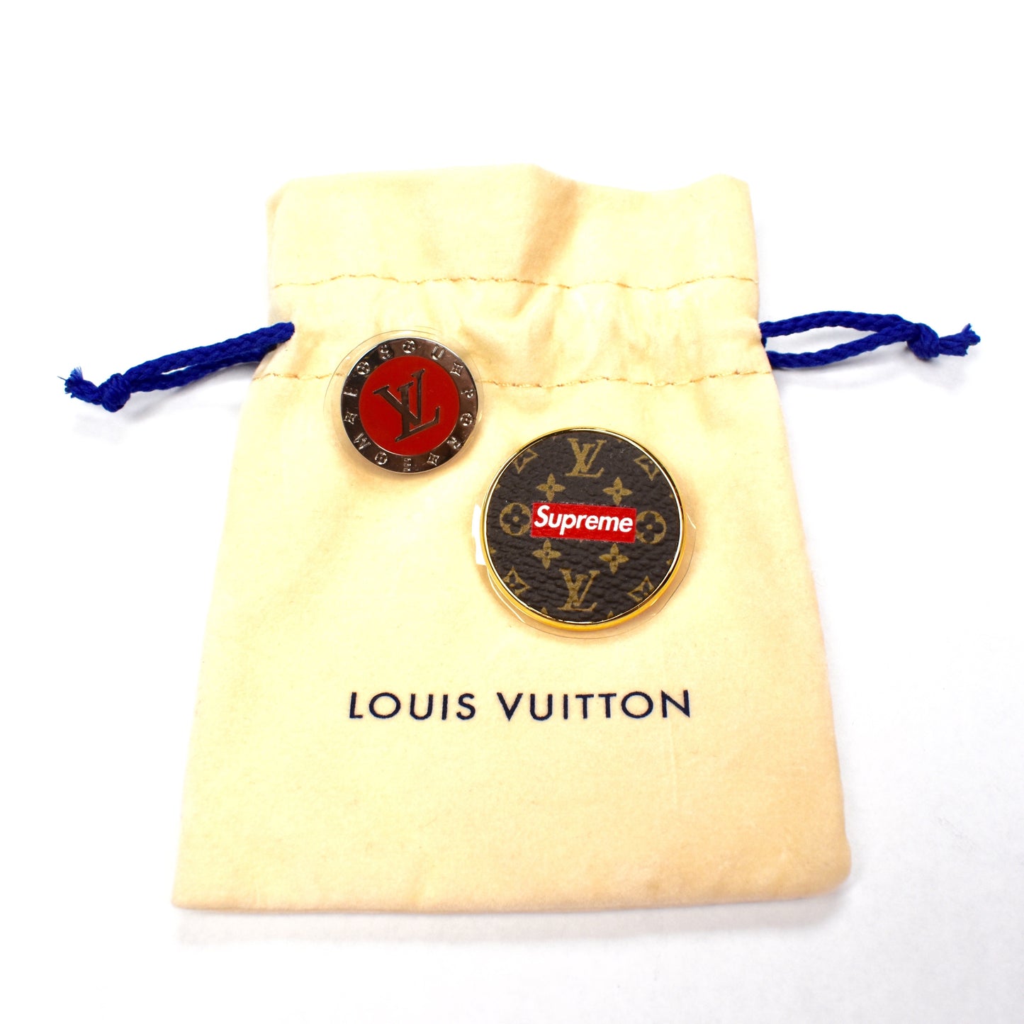 Louis Vuitton x Supreme - City Badge Pin Set