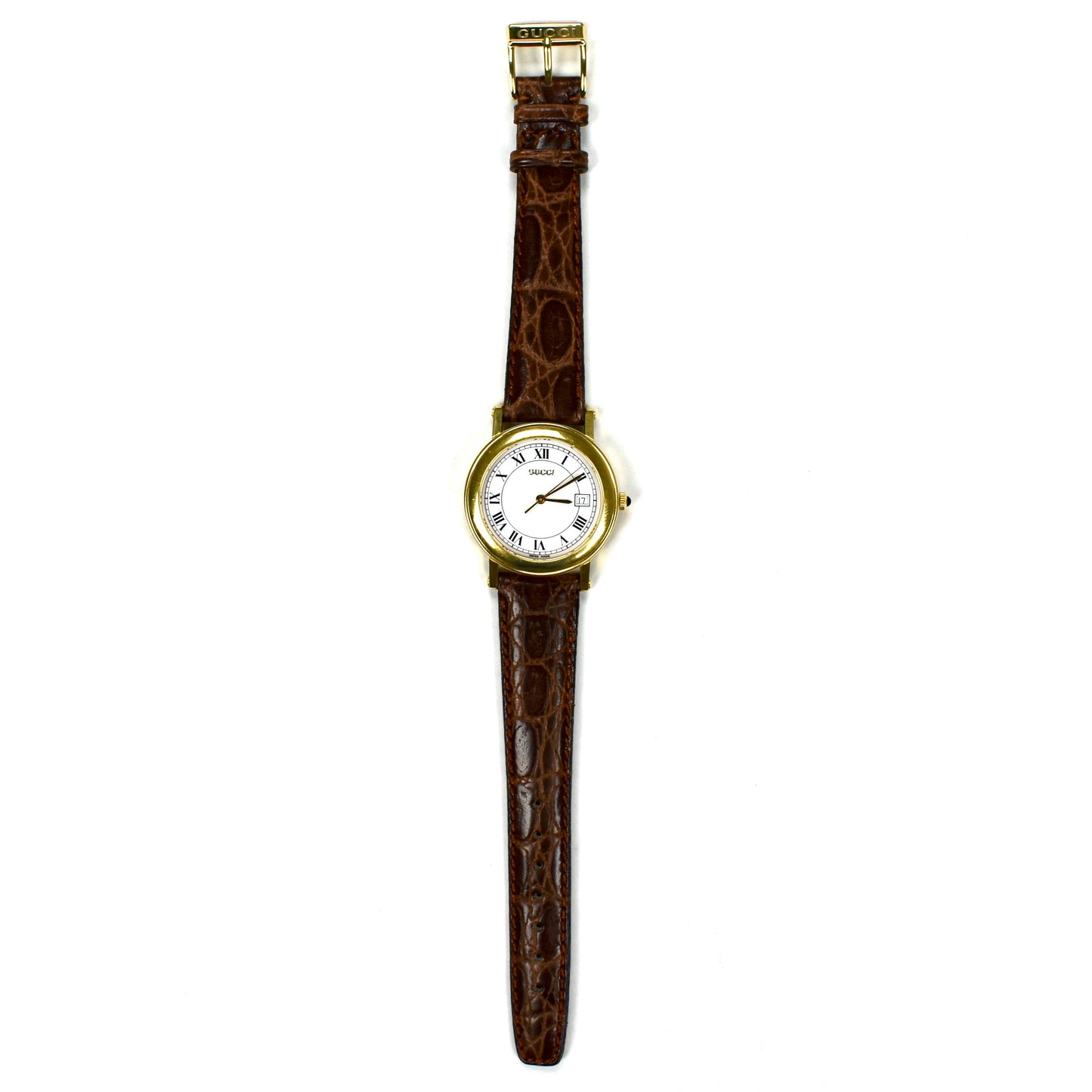 Gucci - 7200M Gold White Dial Watch