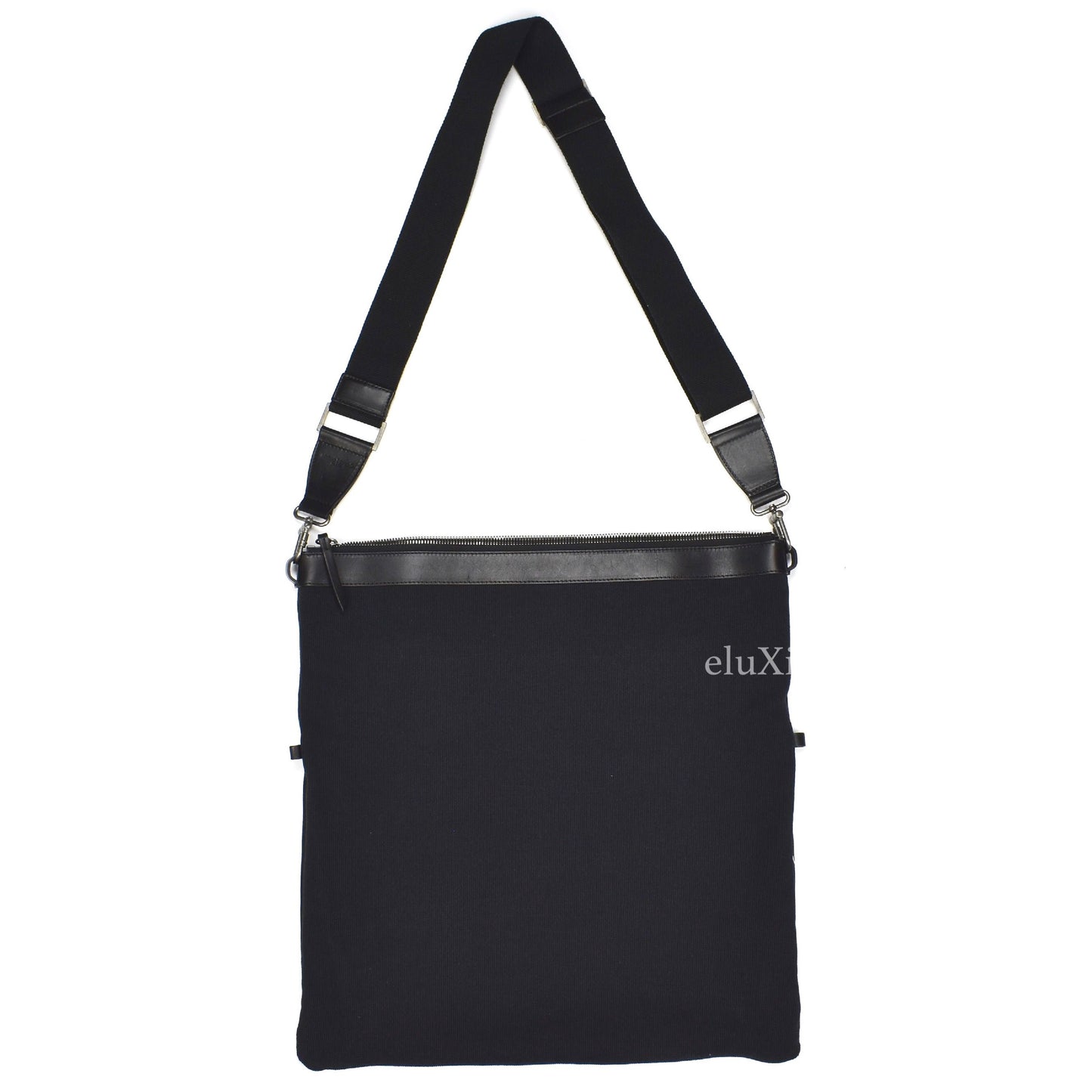 Maison Margiela - Black Canvas & Leather Shoulder Bag
